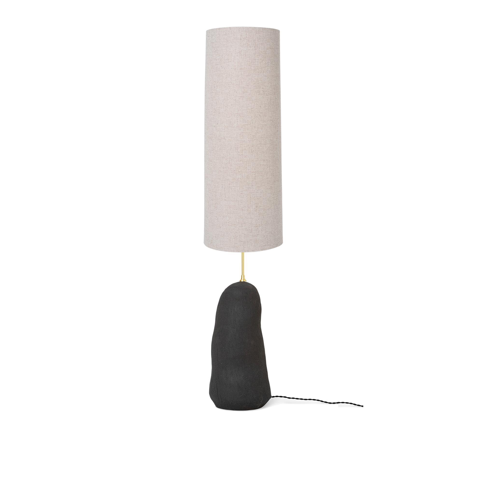 Ferm Living Hebe Floor Lamp Black M. White Shade