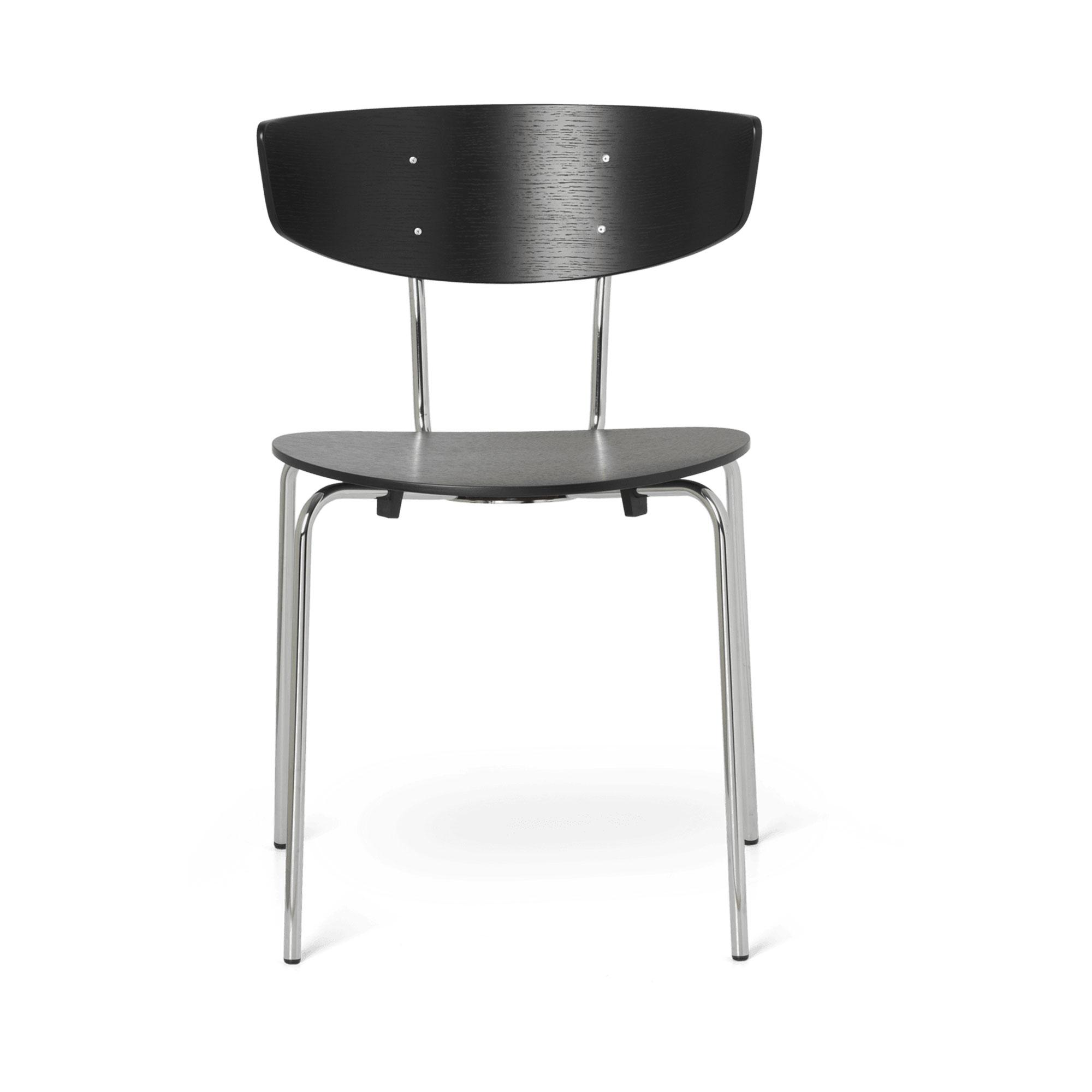 Ferm Living Herman Spisebordsstol Krom/Sort