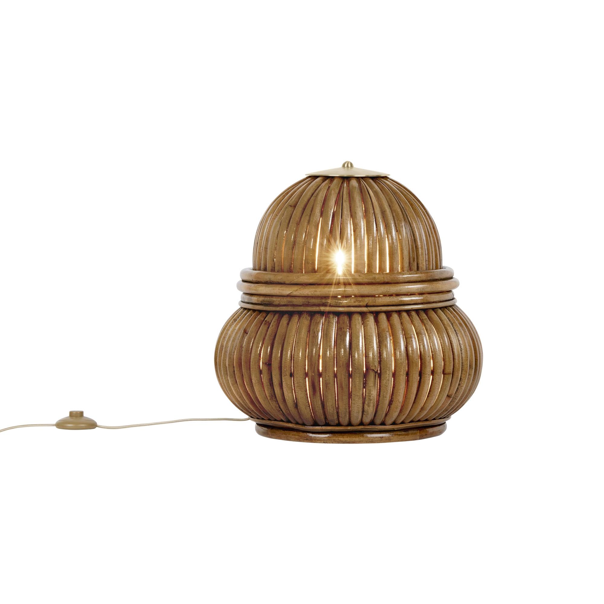 GUBI Bohemian 72 Gulvlampe Rattan