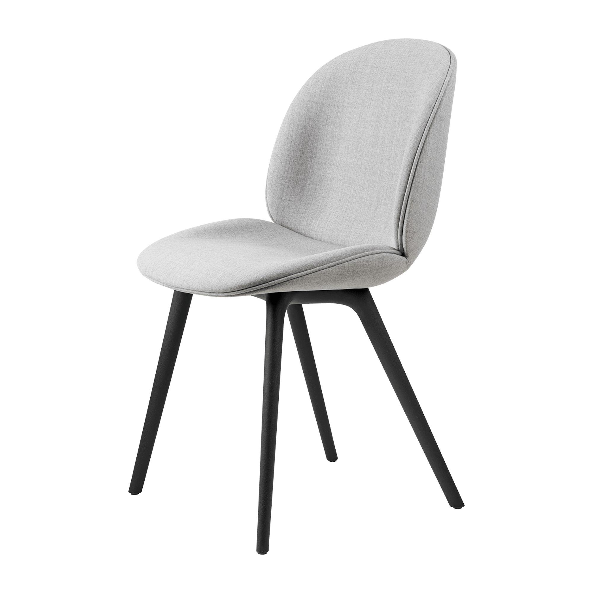 GUBI Beetle Dining Chair Plastic Leg Upholstered I Remix 3 123