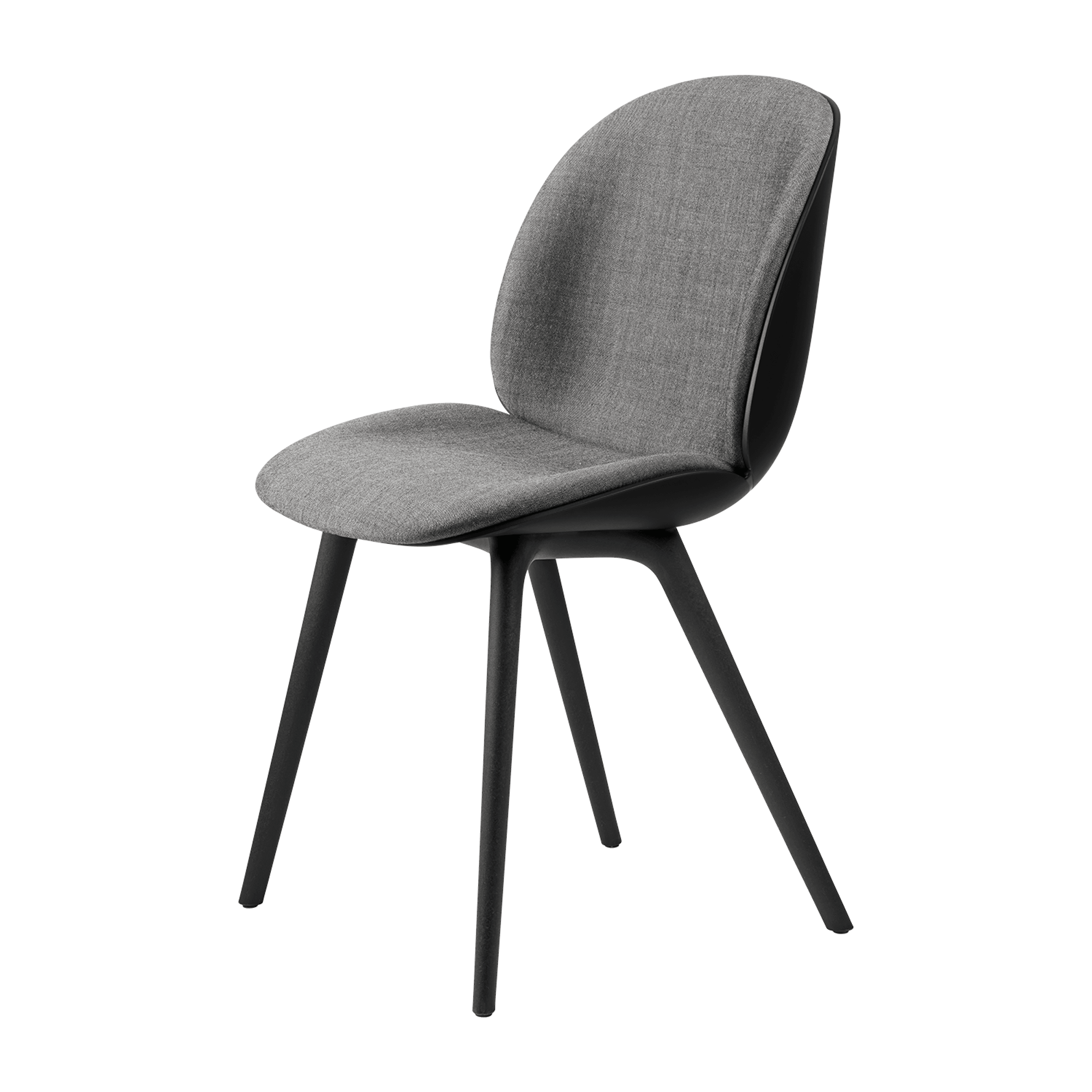 GUBI Beetle Dining Chair Plastic Leg Front Upholstered I Remix 3 152