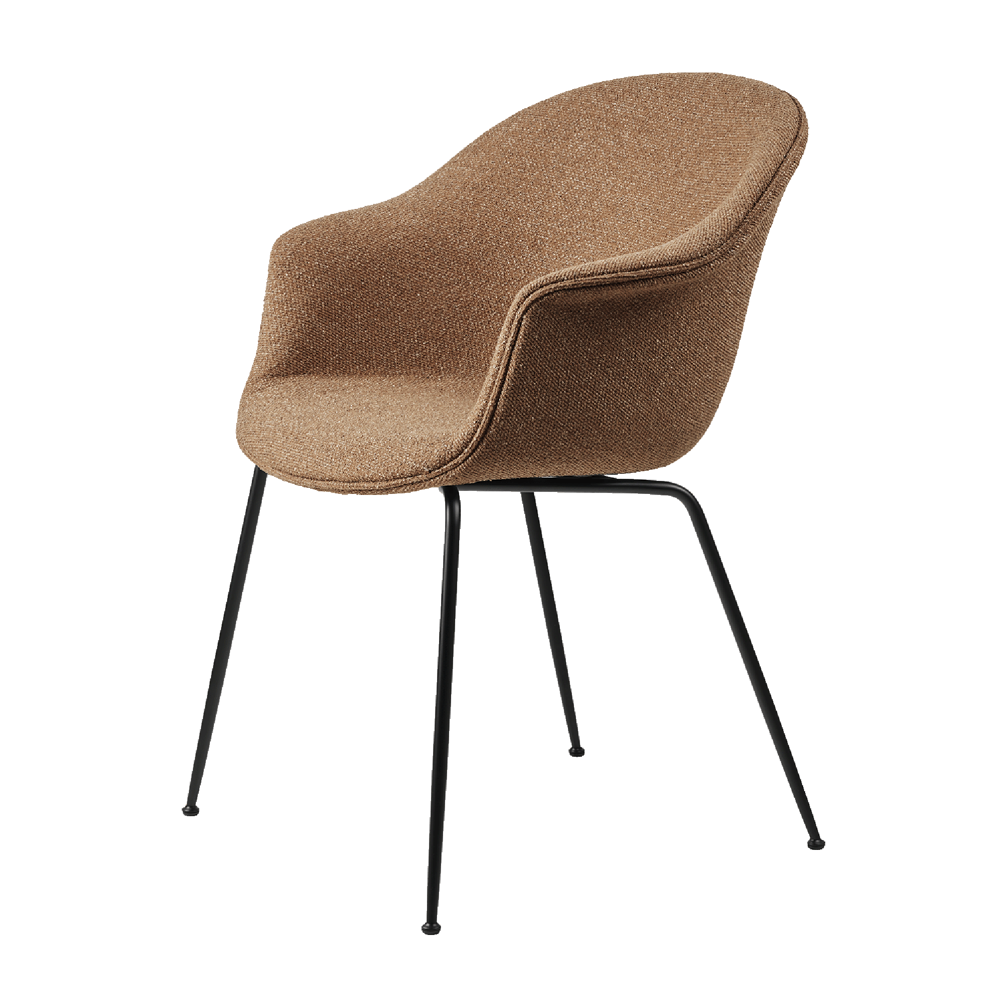 GUBI Bat Dining Chair Around Bouclé 032