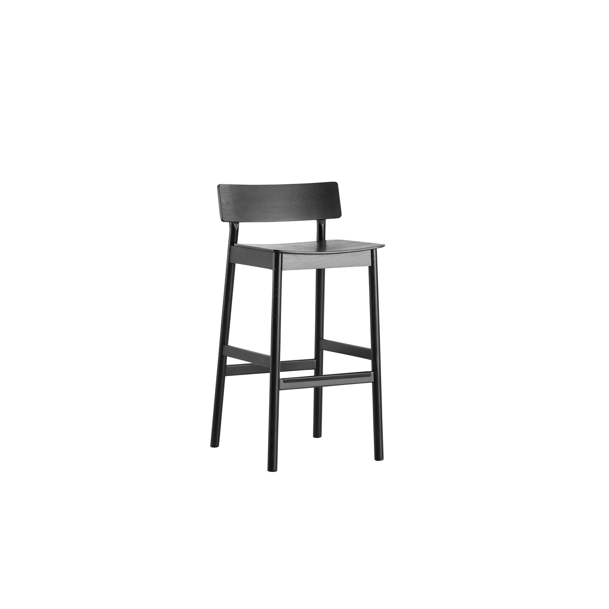 Woud Pause Tabouret de Bar 2.0 Bas Noir