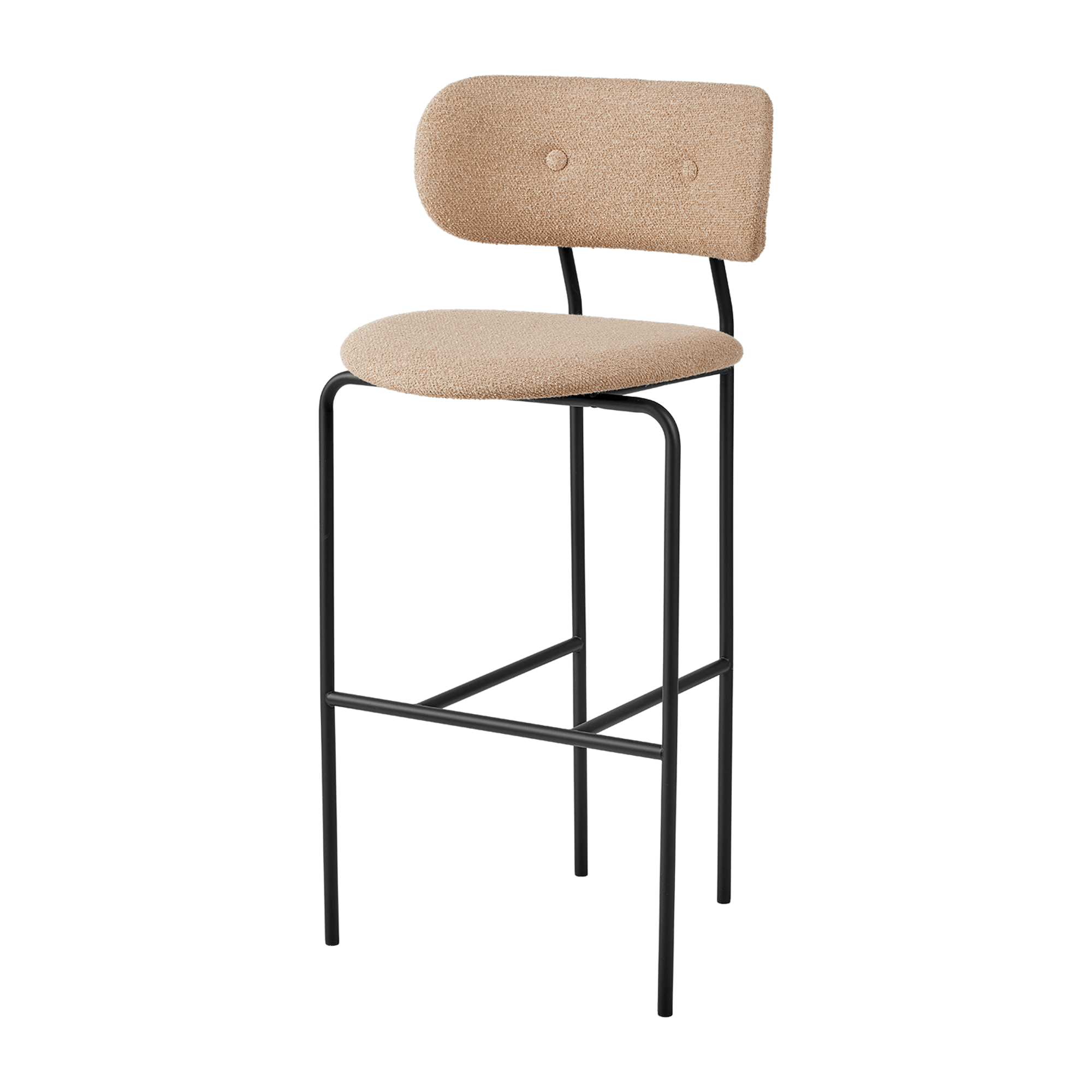 GUBI Coco Barstool H75 Bouclé 004:n Ympärillä