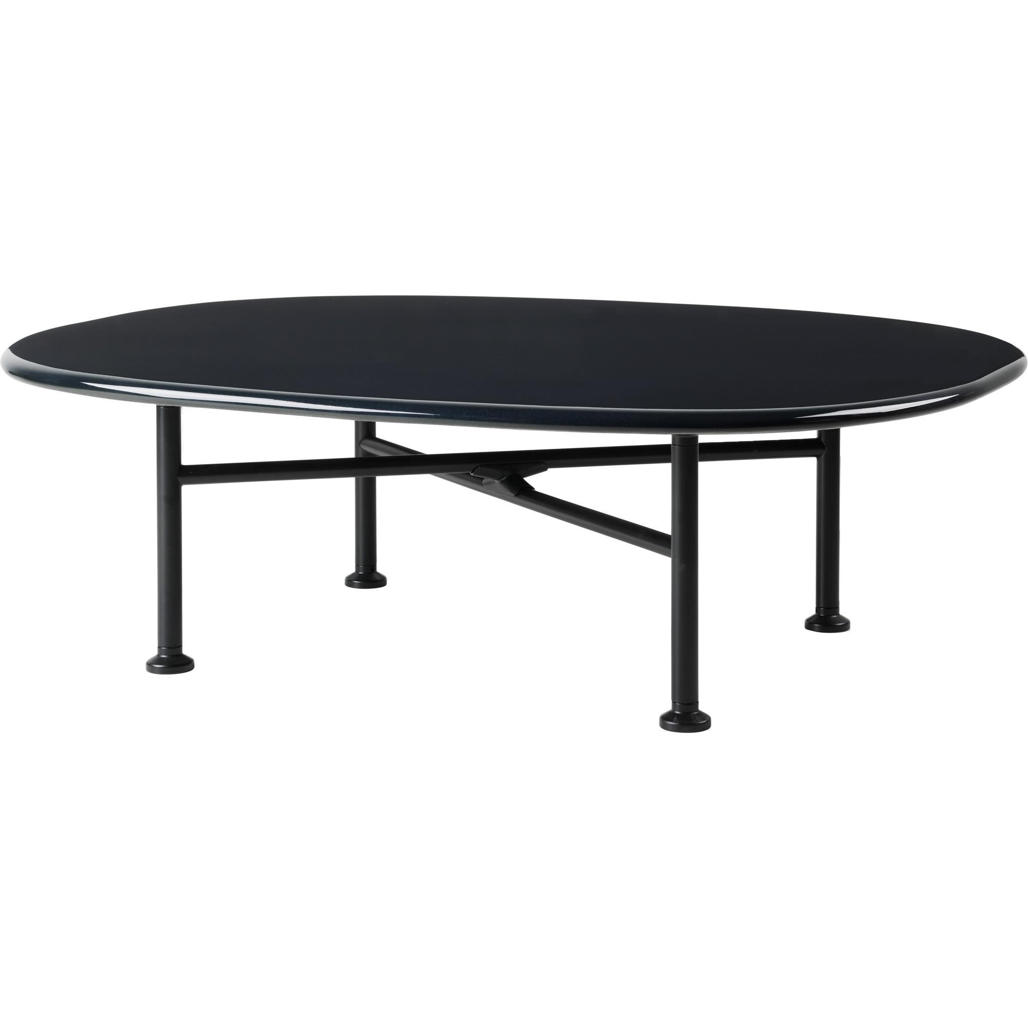 Mesa de Centro Gubi Carmel 87,5x70 Negro Medianoche