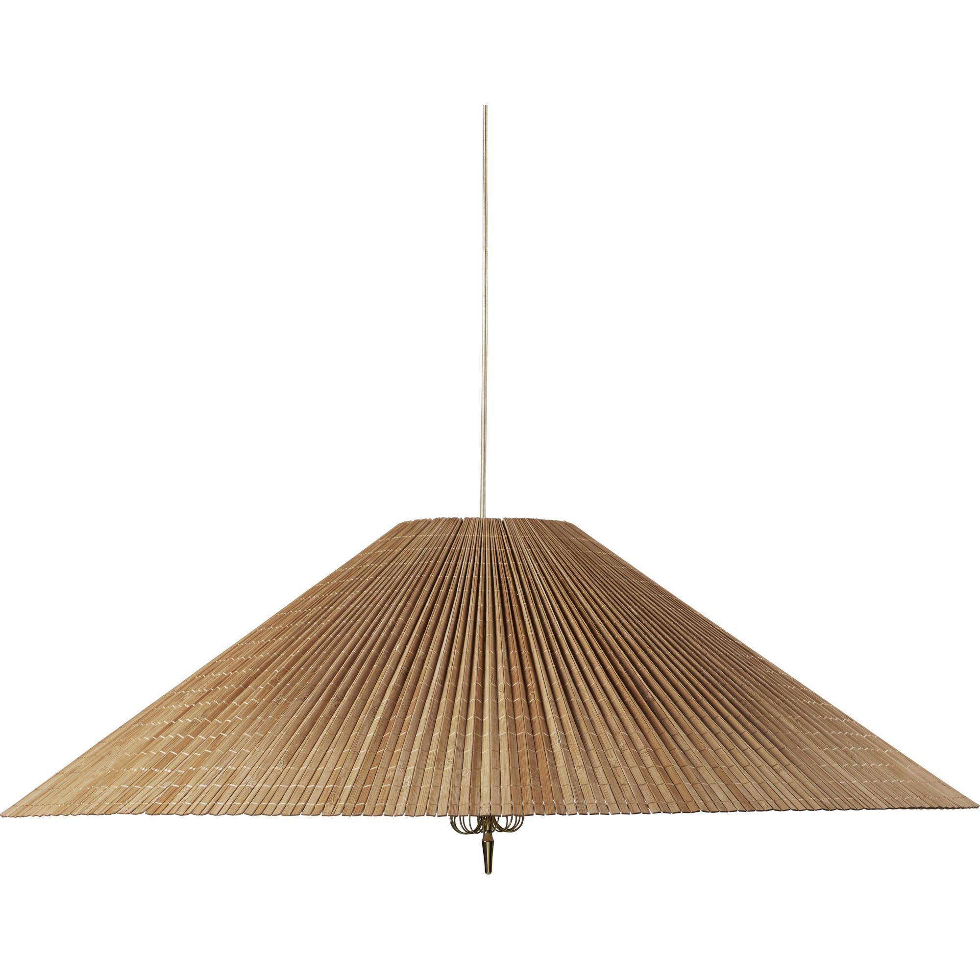GUBI Tynell Collection 1972 Pendant Large Brass/ Bamboo