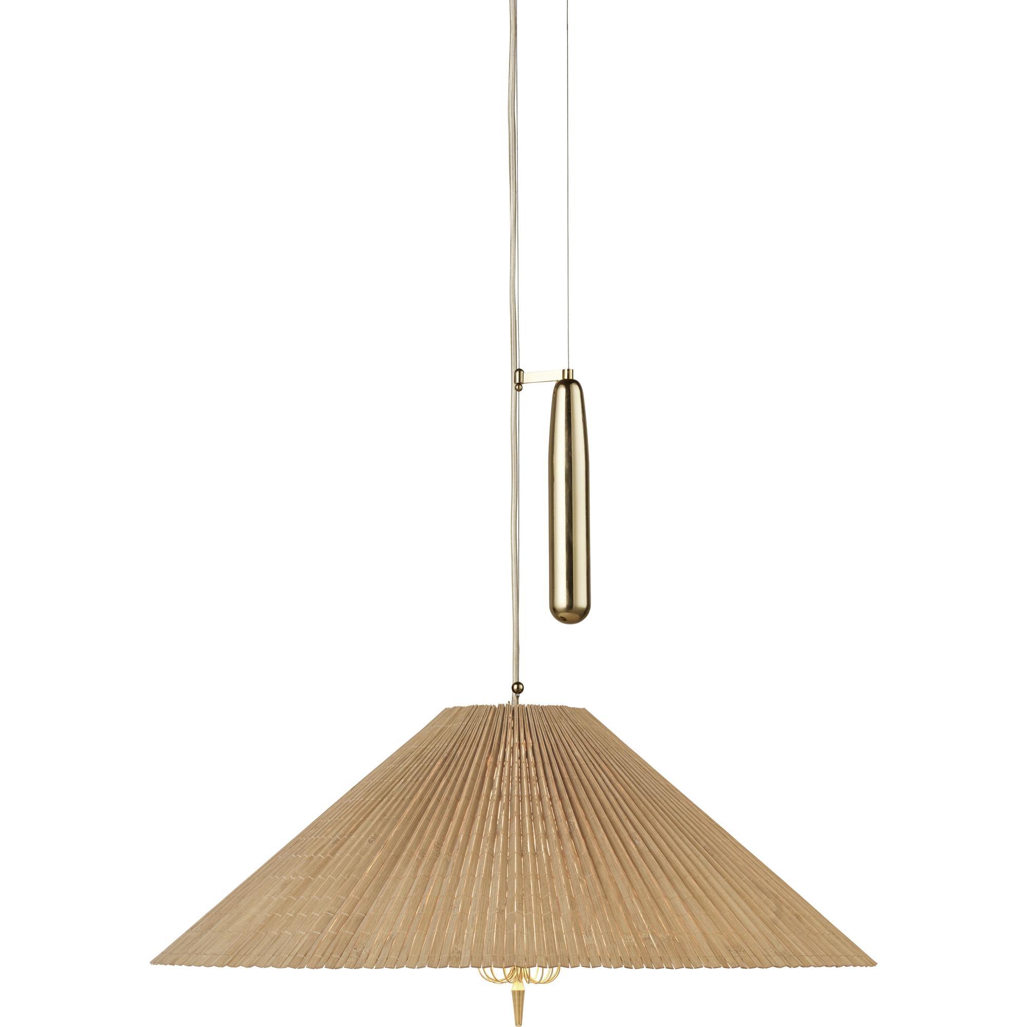 GUBI Tynell Collectie A1972 Hanglamp Messing/ Bamboe