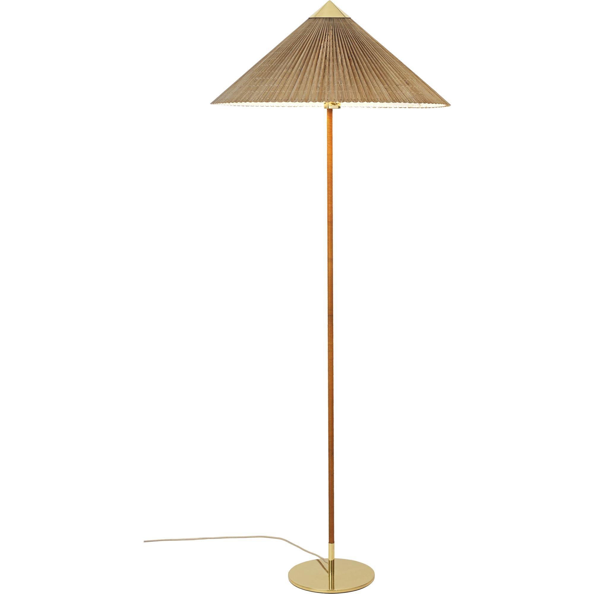 GUBI Tynell Collection 9602 Lampadaire Laiton/ Bambou