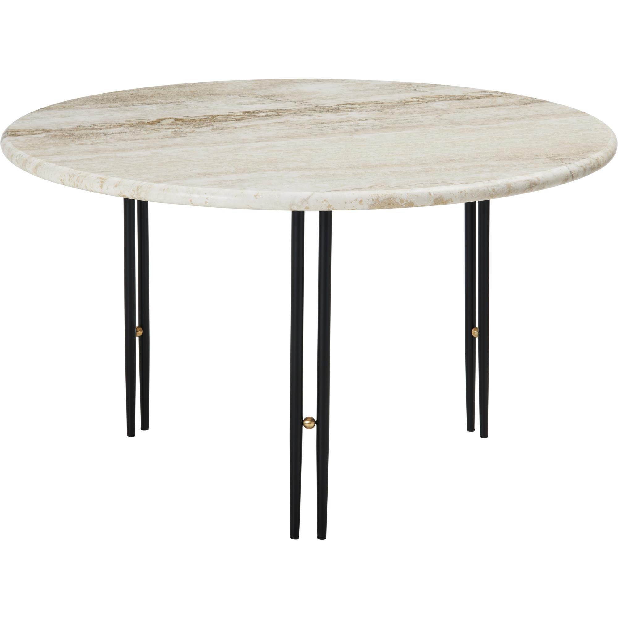 GUBI IOI Coffee Table Ø70 Black/ Beige