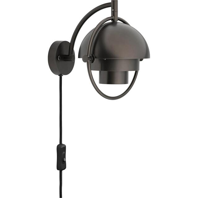 Gubi Multi-Lite Vägglampa Svart Mässing