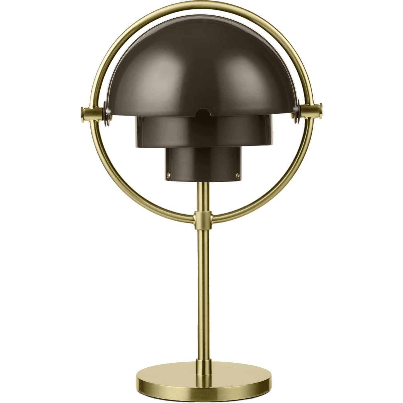 Gubi Multi-Lite Limited Edition Draagbare Lamp in Mokkabruin/ Messing