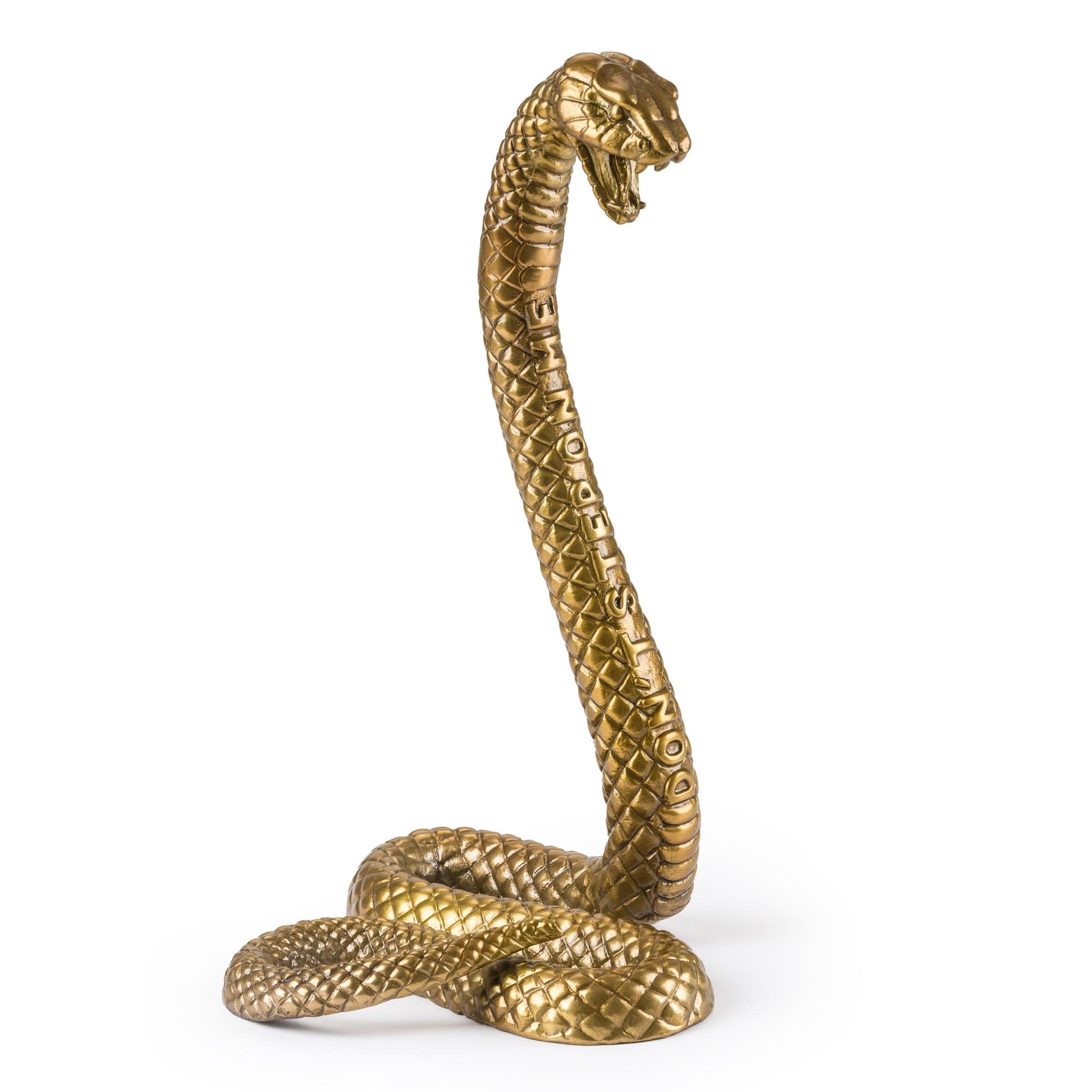 Seletti Diesel Living Wunderkamer Snake Dekorativ Accessories Guld