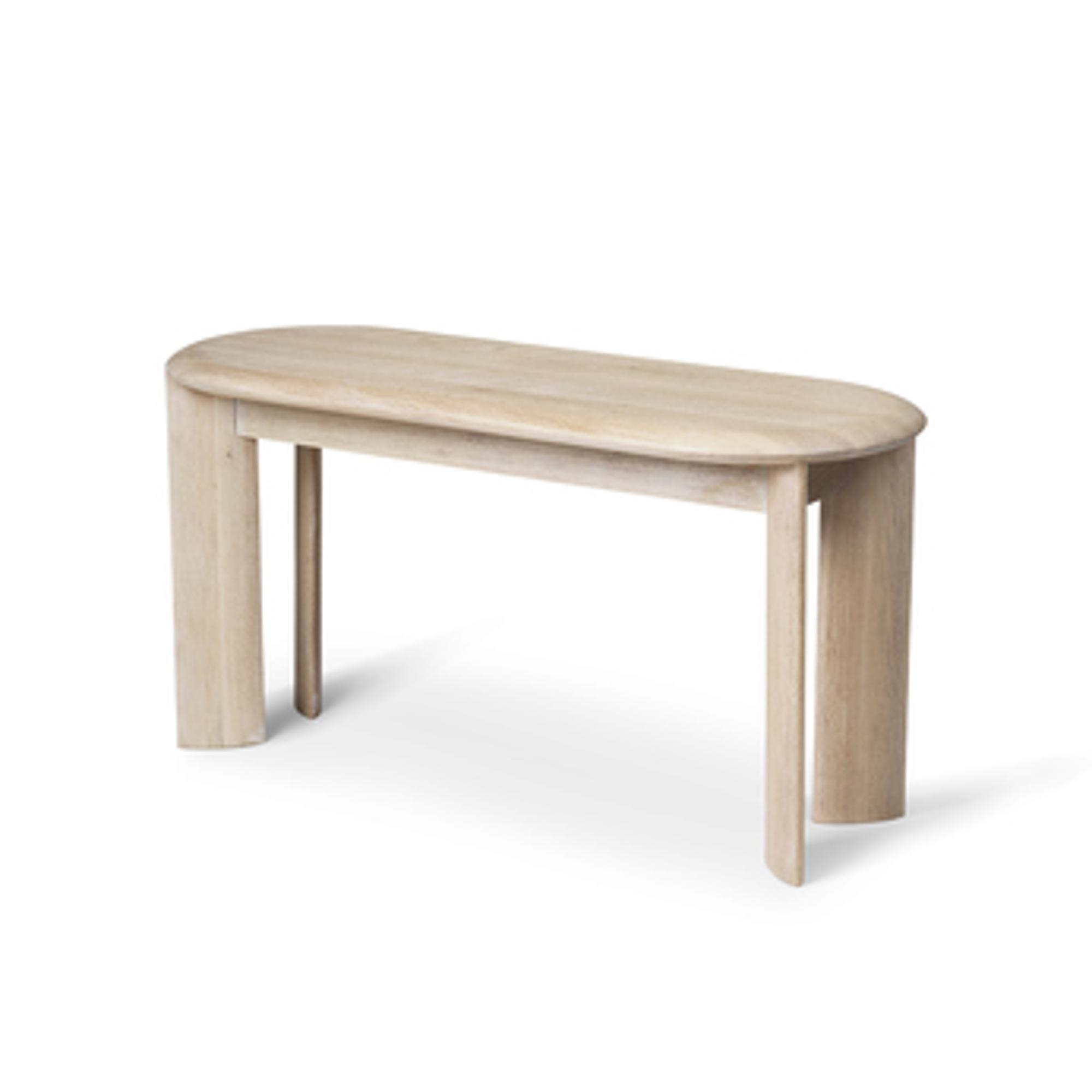 Ferm Living Bevel Bench White Oiled Oak