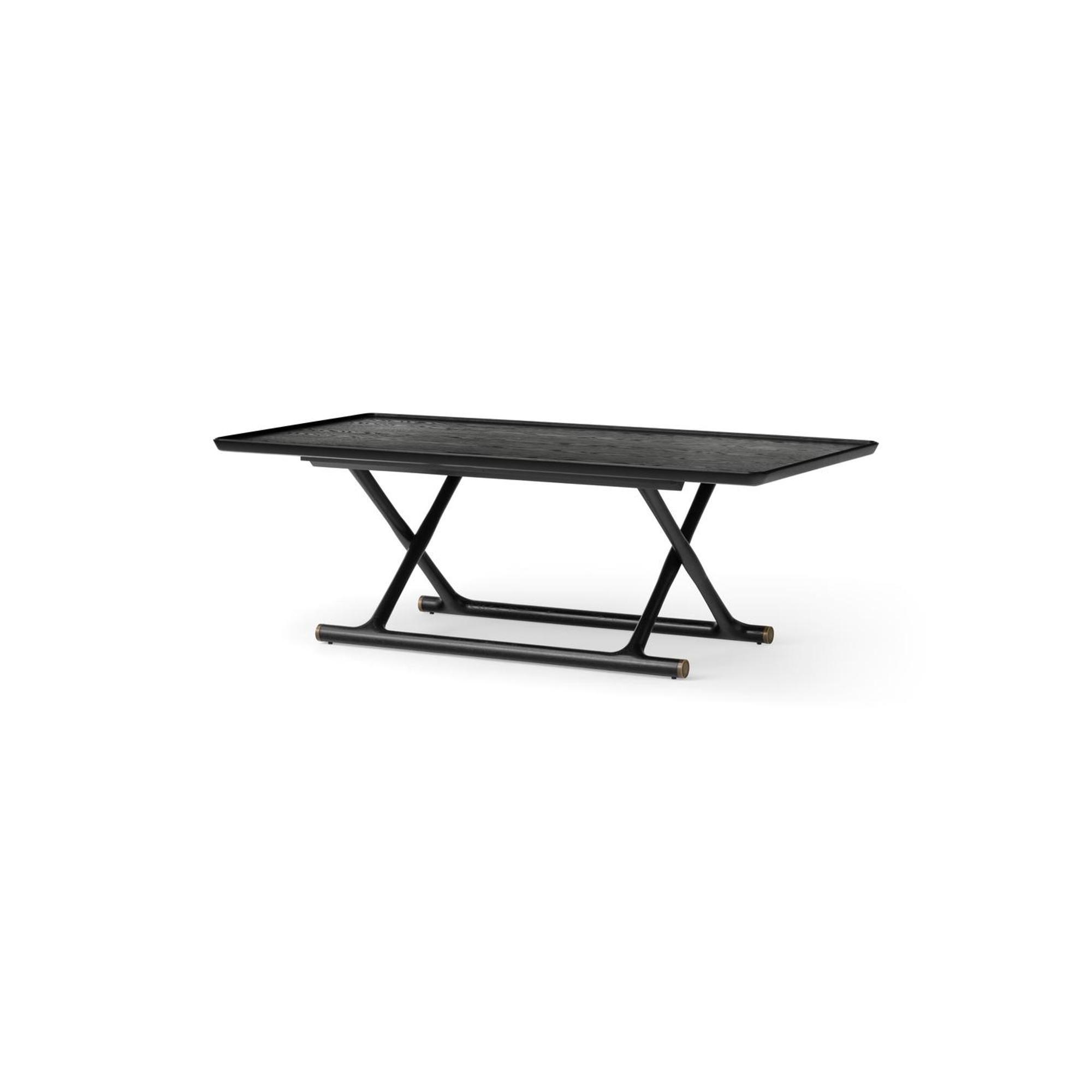 Audo Jäger Coffee Table Black Stained Oak