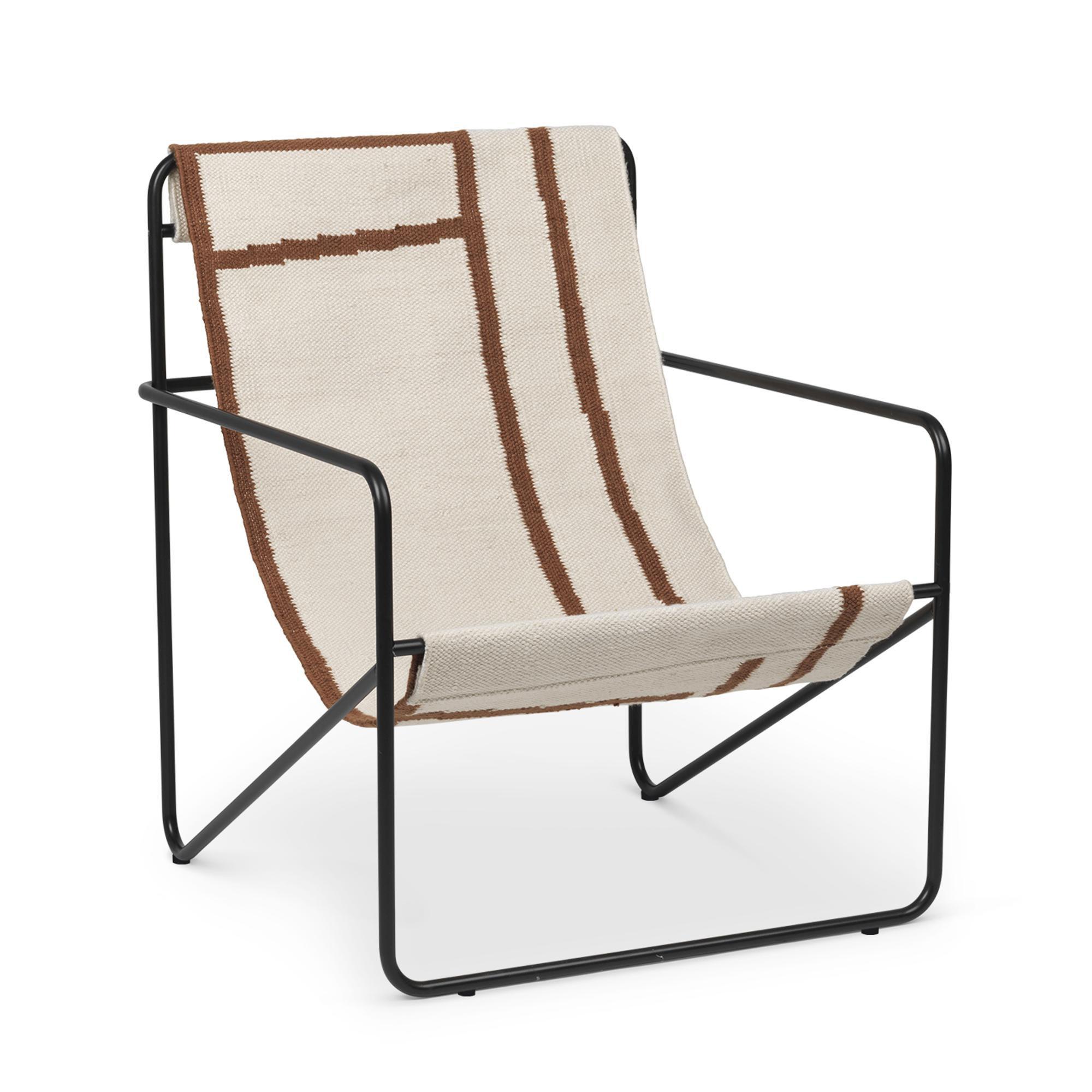 Ferm Living Desert Lænestol Sort/Shape