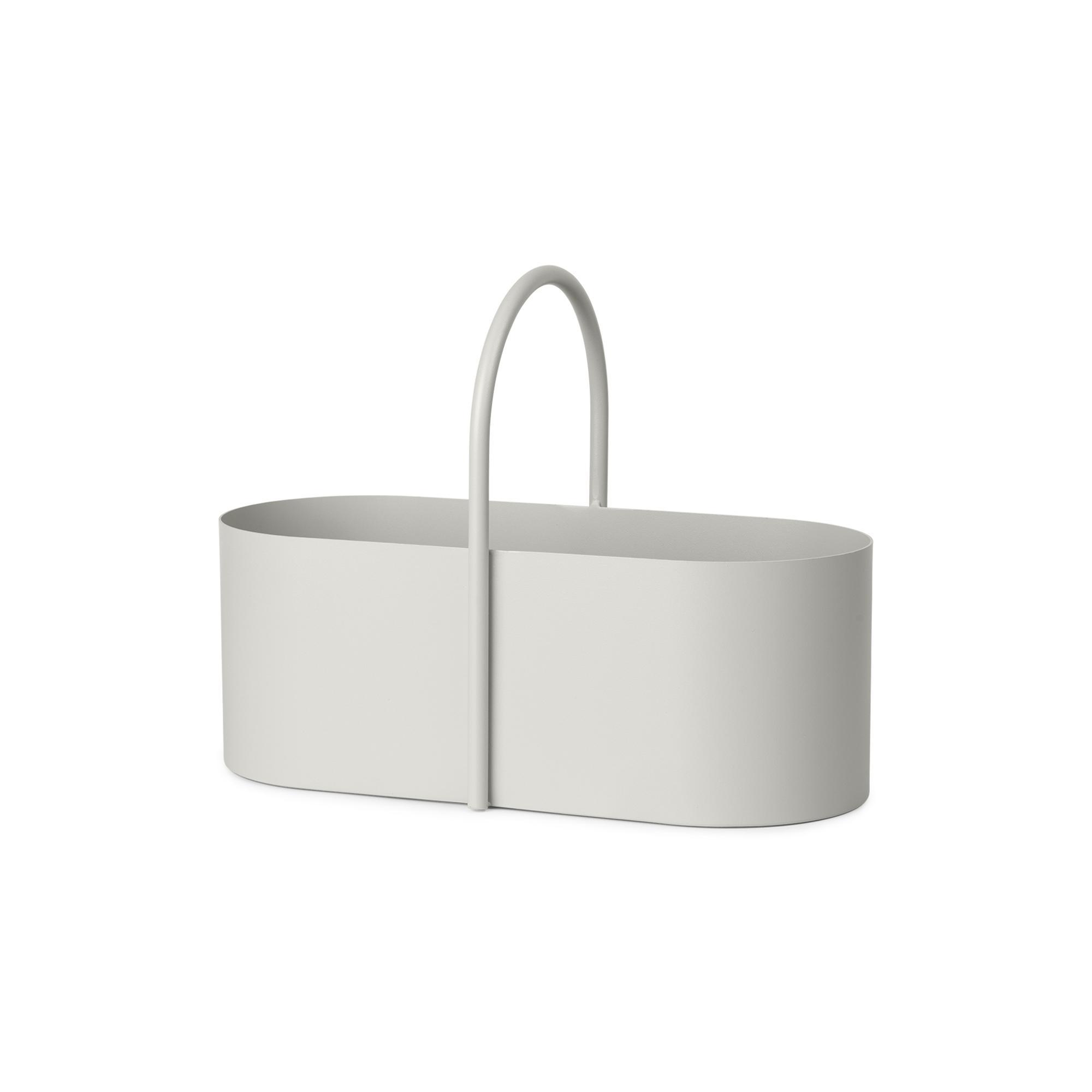 Ferm Living Grip Cassetta Degli Attrezzi Grigio Chiaro