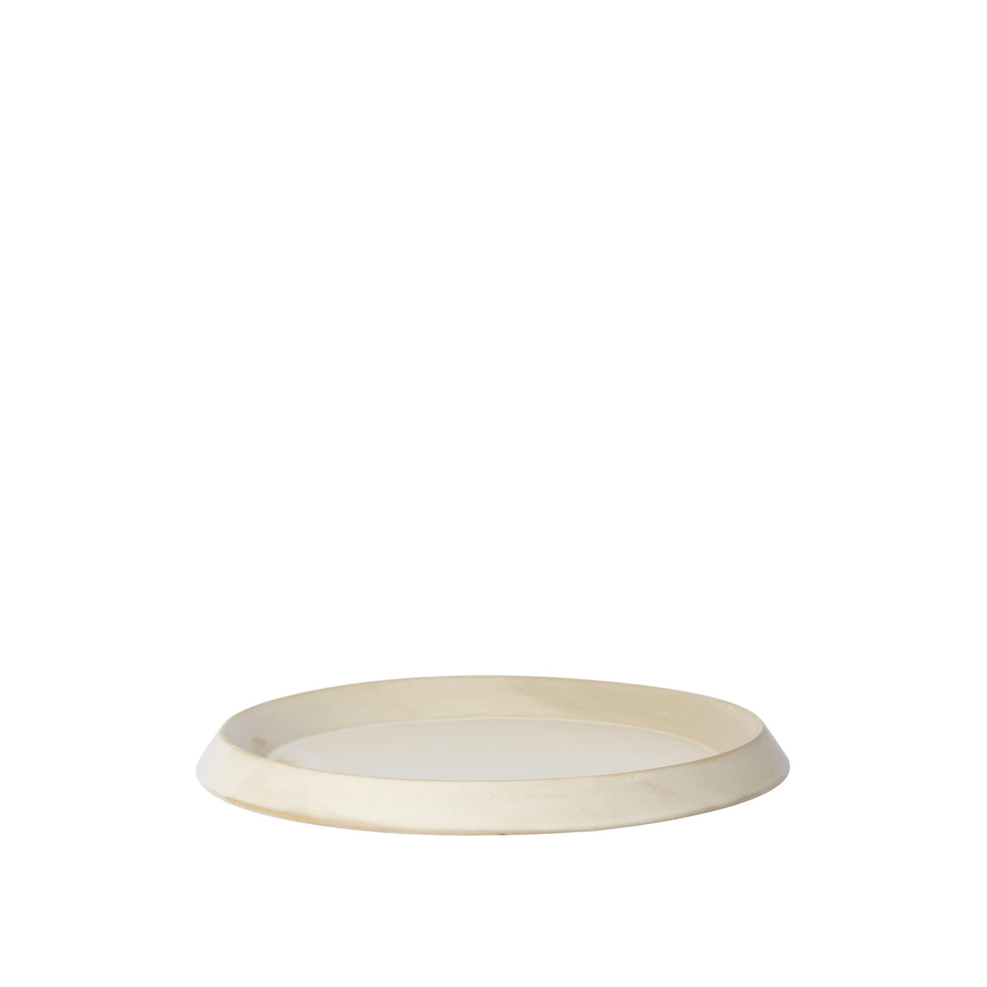 Fuente para servir Erena de Ferm Living x Utzon Can Lis Ø35 Crema