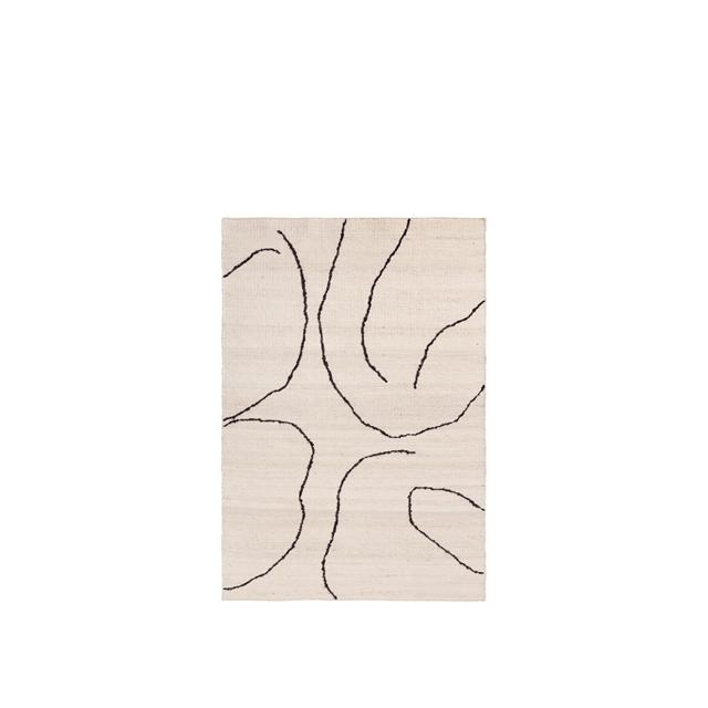 Gesso Tapijt 140x200 Gebroken Wit/ Donkervijg