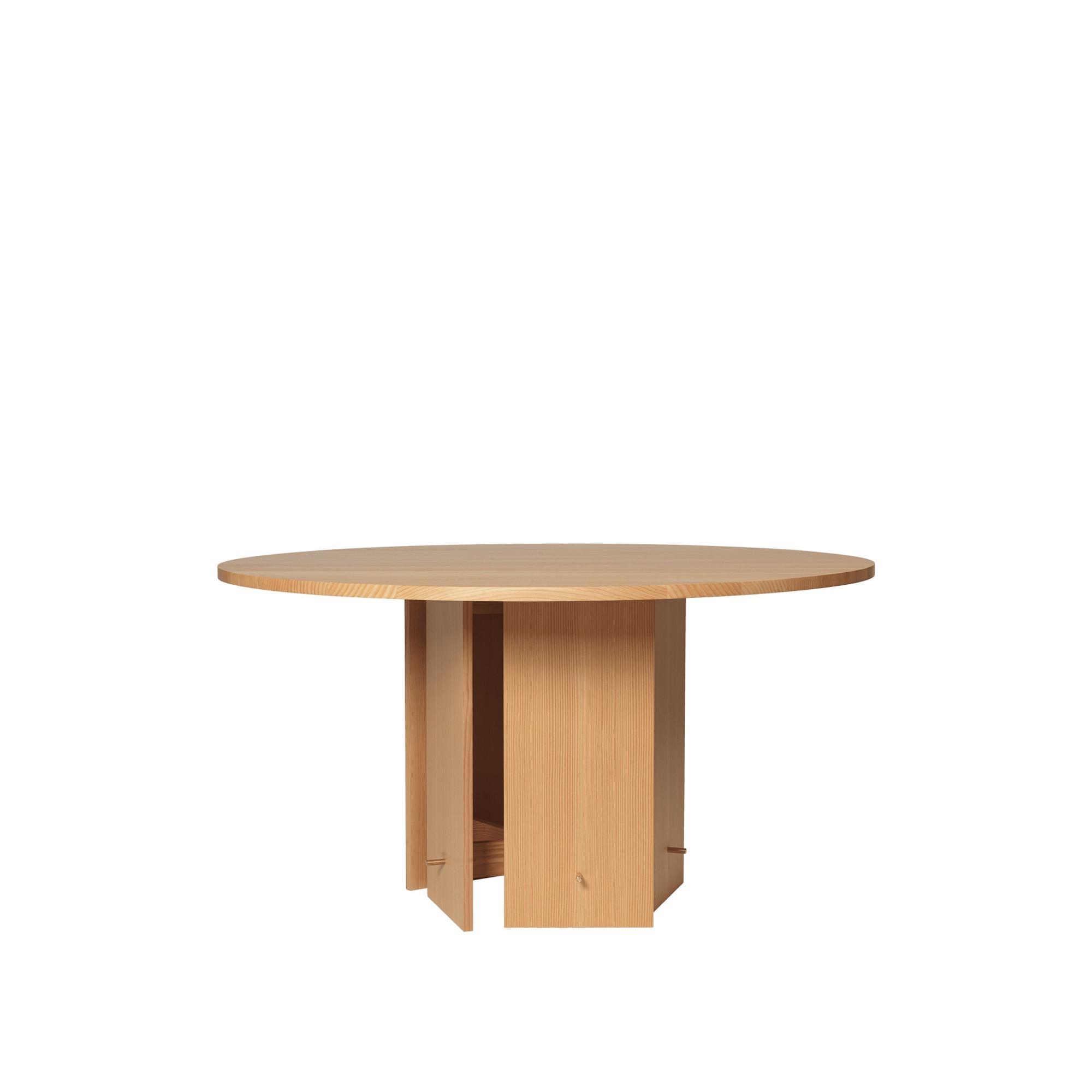 Mesa de comedor Ferm Living x Utzon Can Lis, Ø140, abeto Douglas