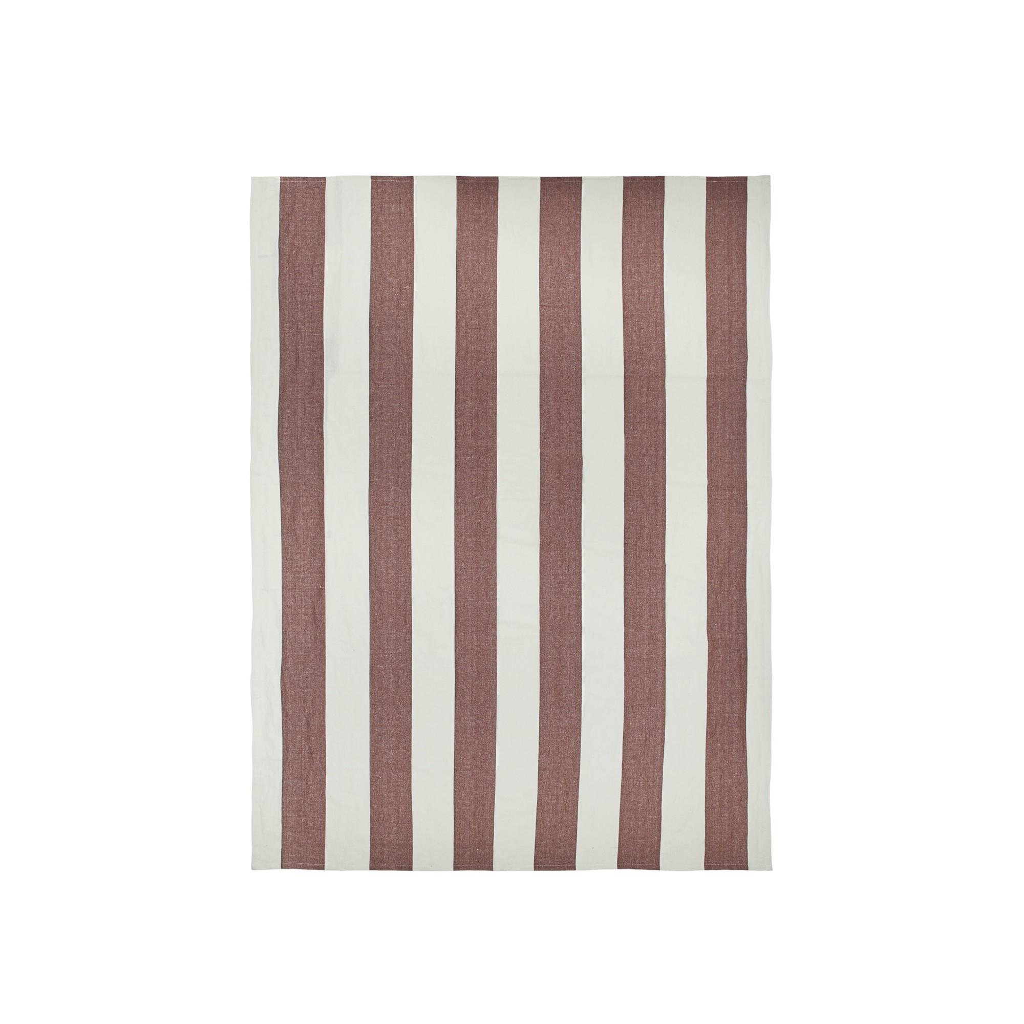 Ferm Living Hale Tablecloth L240 Chestnut/Frosted Lime