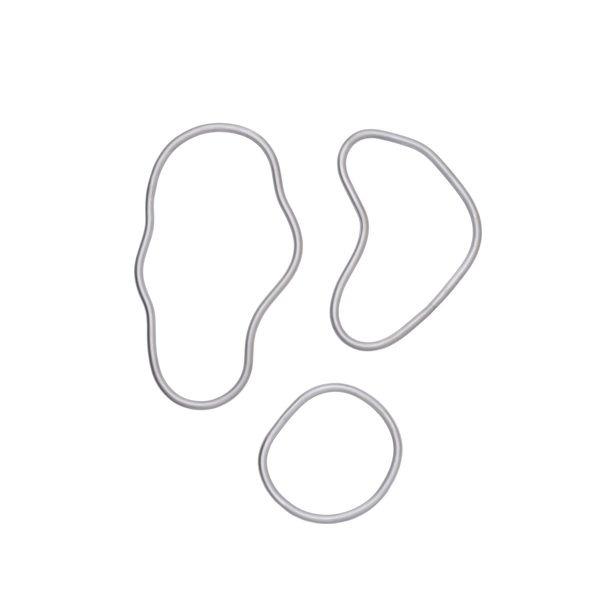 Juego de 3 posavasos para estanque Ferm Living de Aluminio