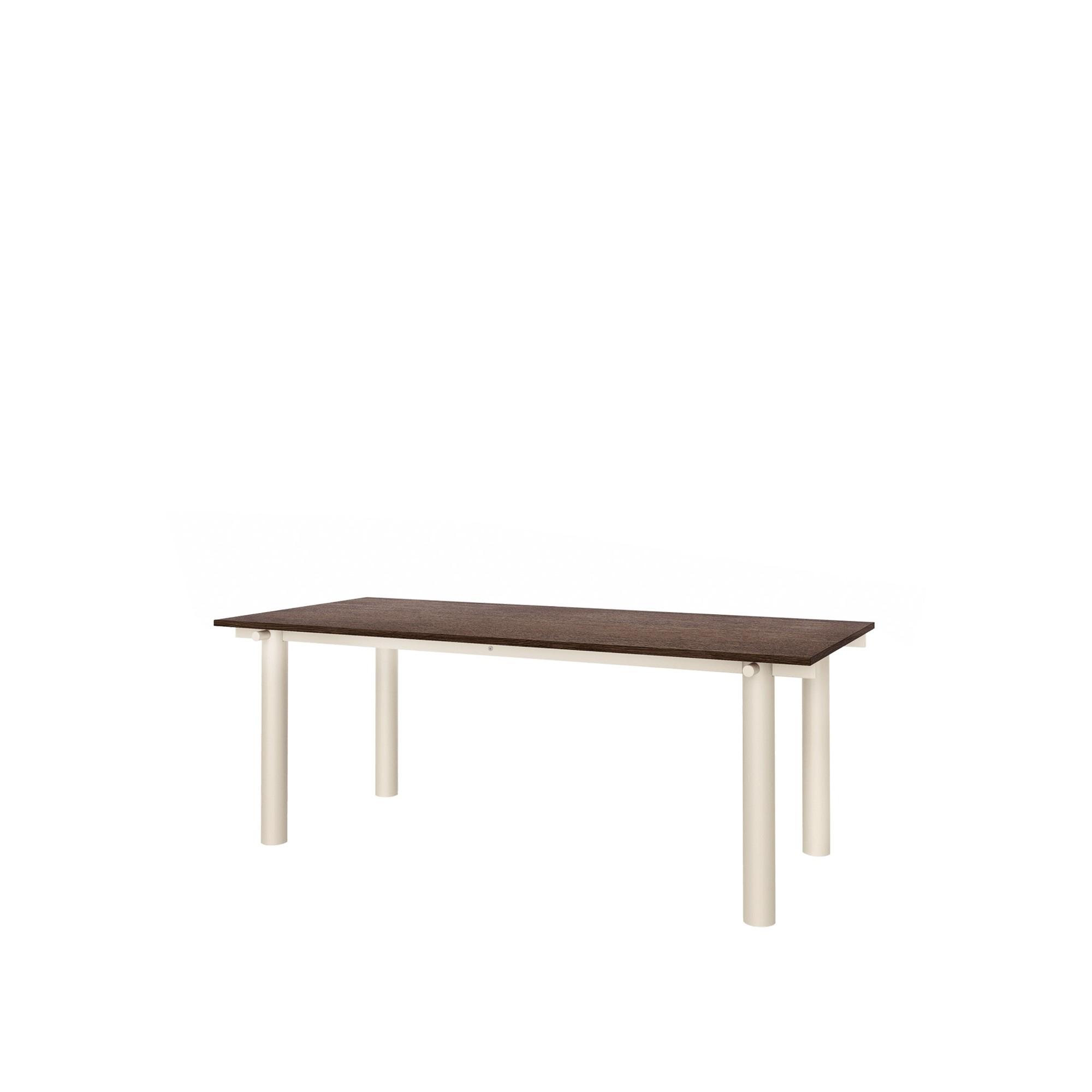 Tavolo da pranzo Ferm Living Atura 200x90 Cashmere chiaro/Rovere tinto scuro