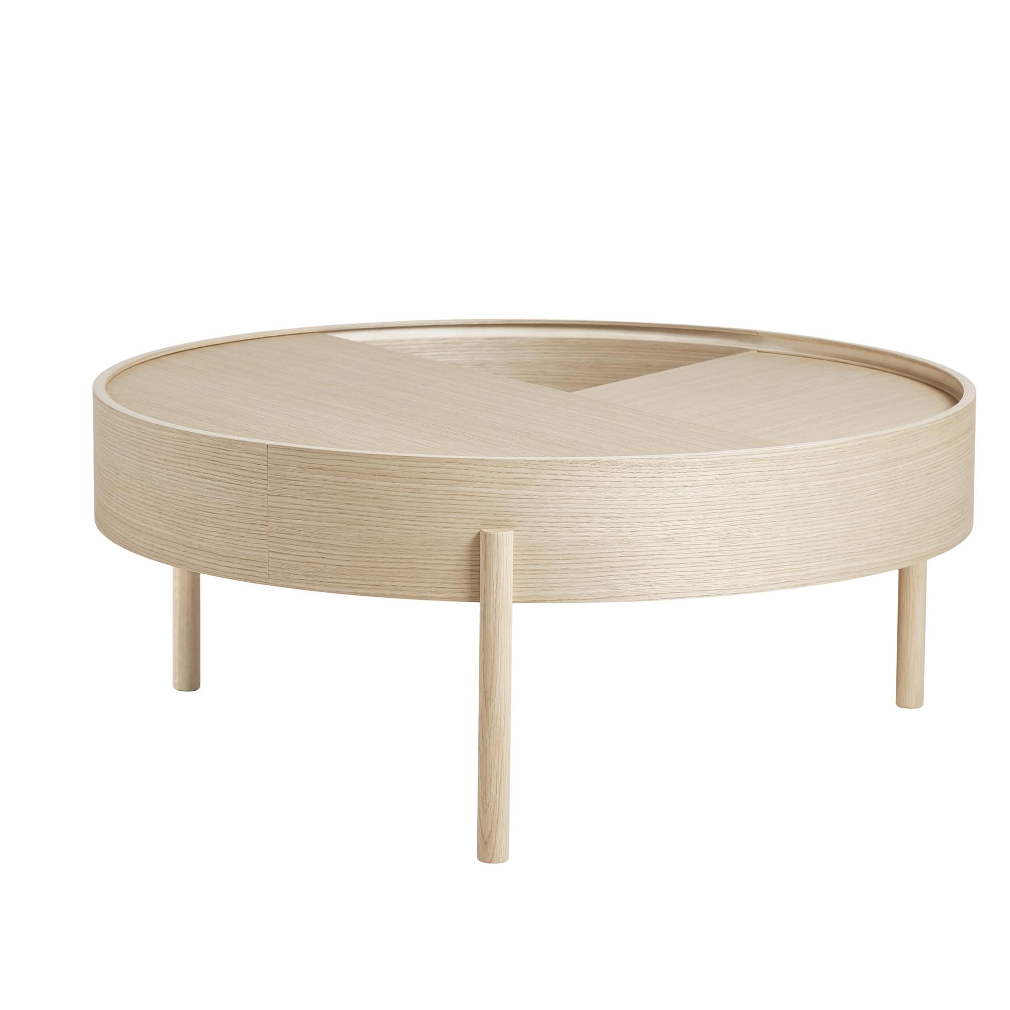 Woud Arc Coffee Table Ash Ø89