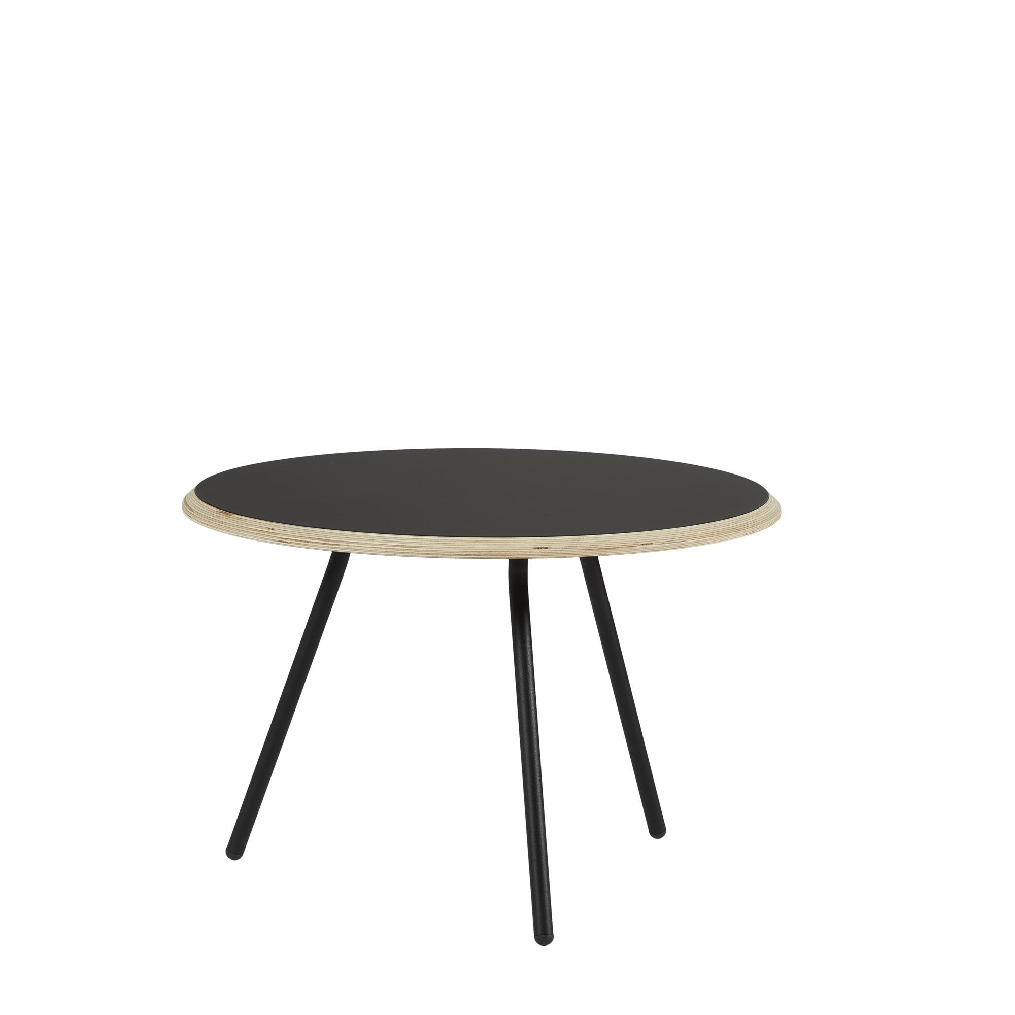 Woud Soround Coffee Table Black Laminate Ø60 H40.5