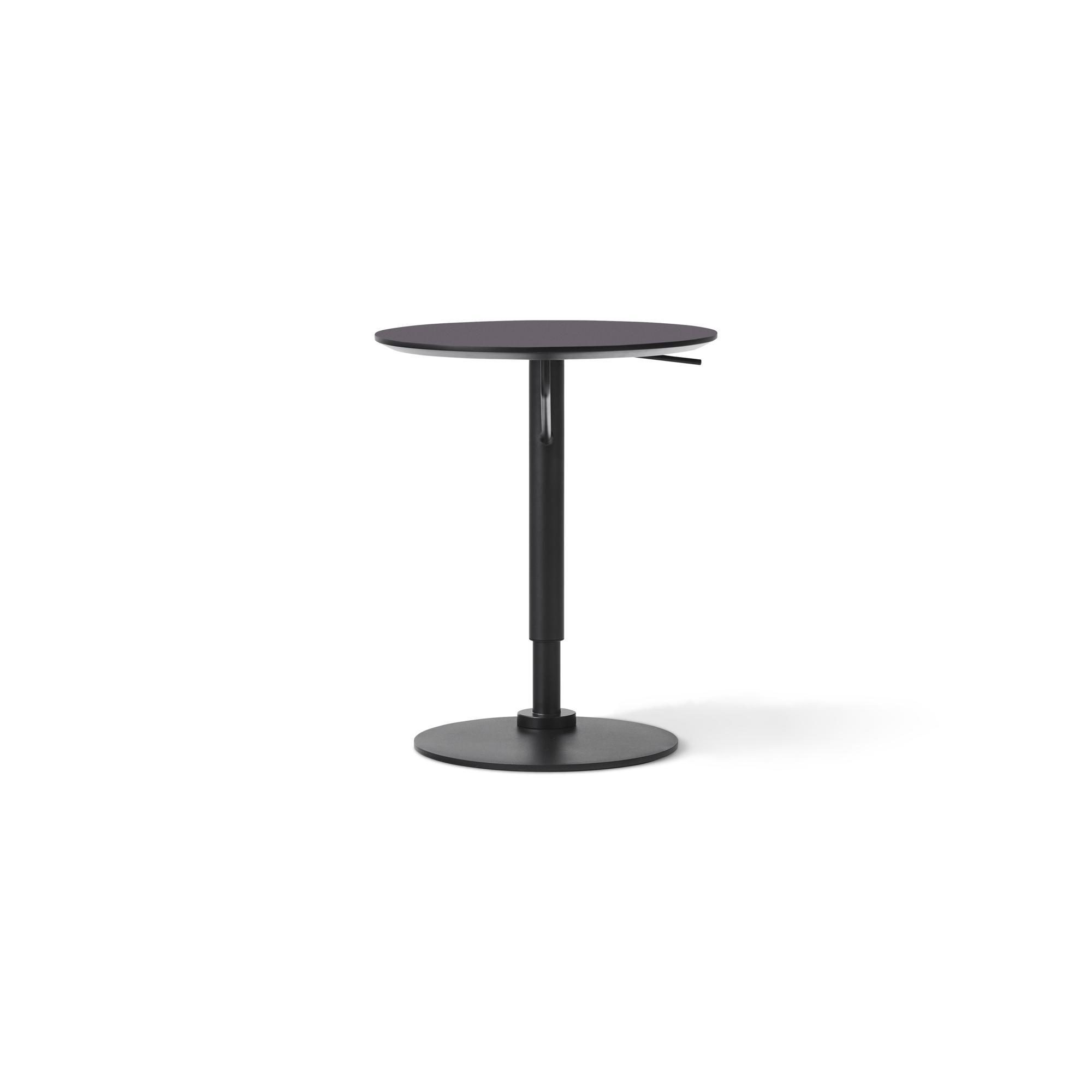 Audo Branch Side Table Black/ Linoleum Charcoal