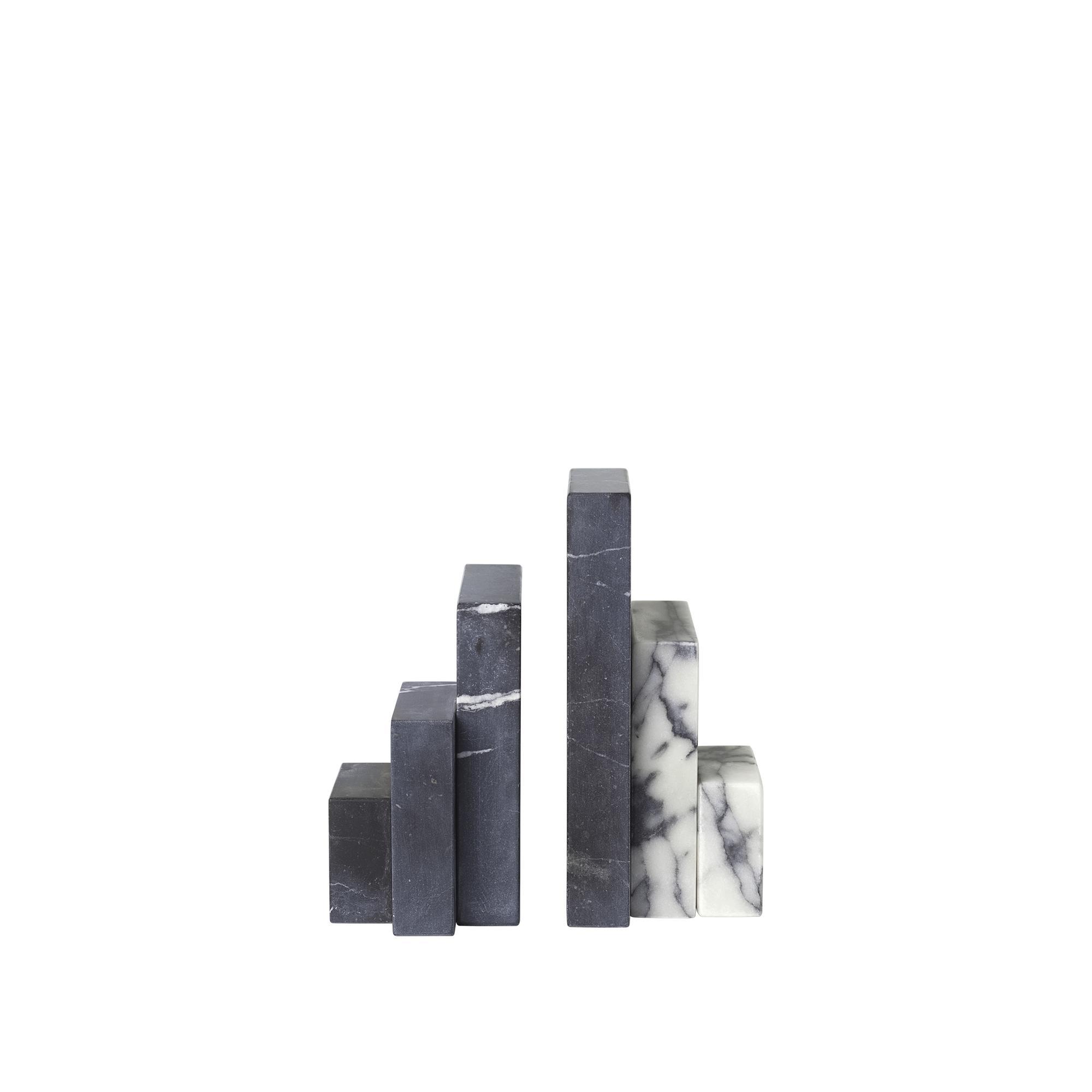 Kristina Dam Studio Bookend Sculpture Sort/Grå