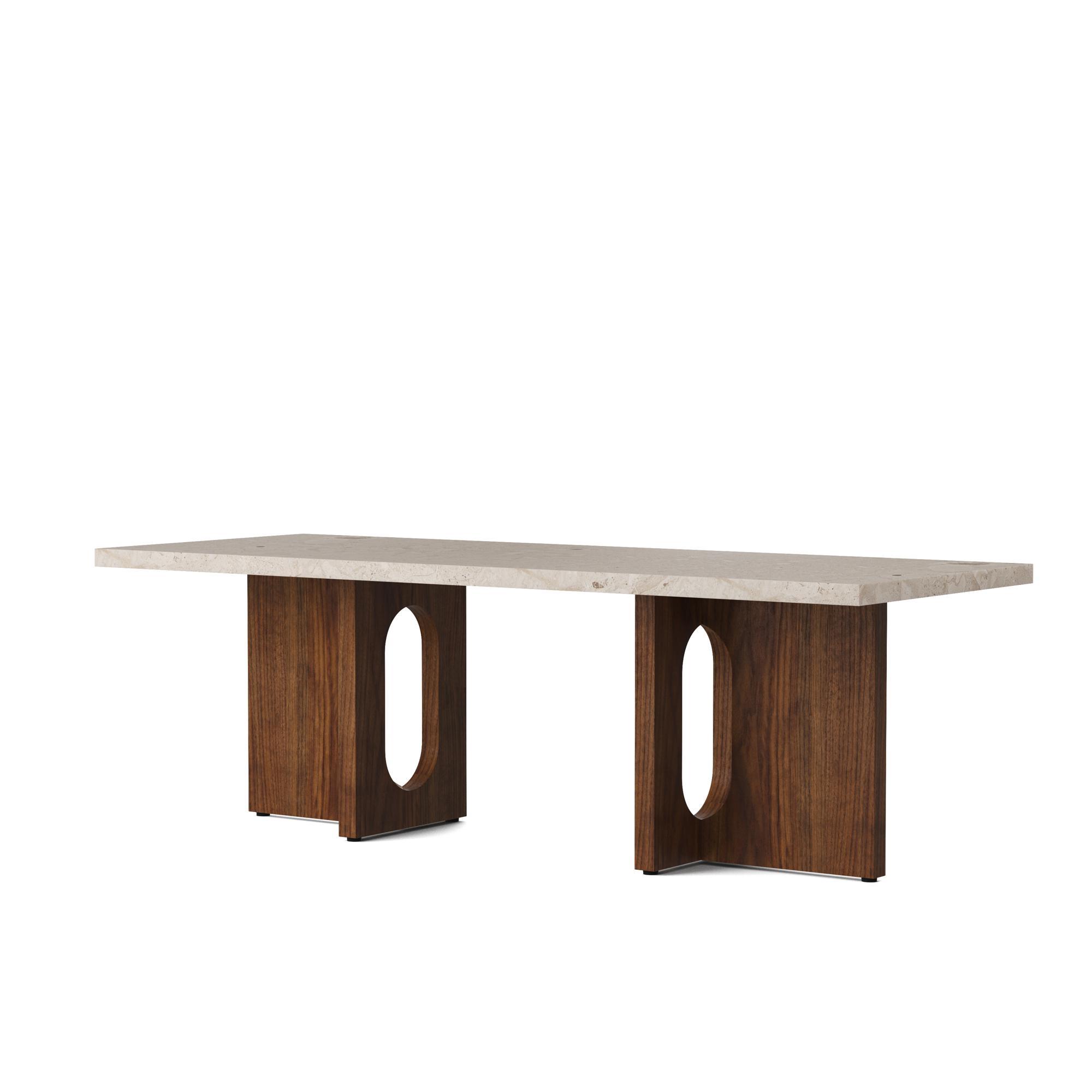 Audo Androgyne Coffee Table Walnut/ Kunis Breccia Stone