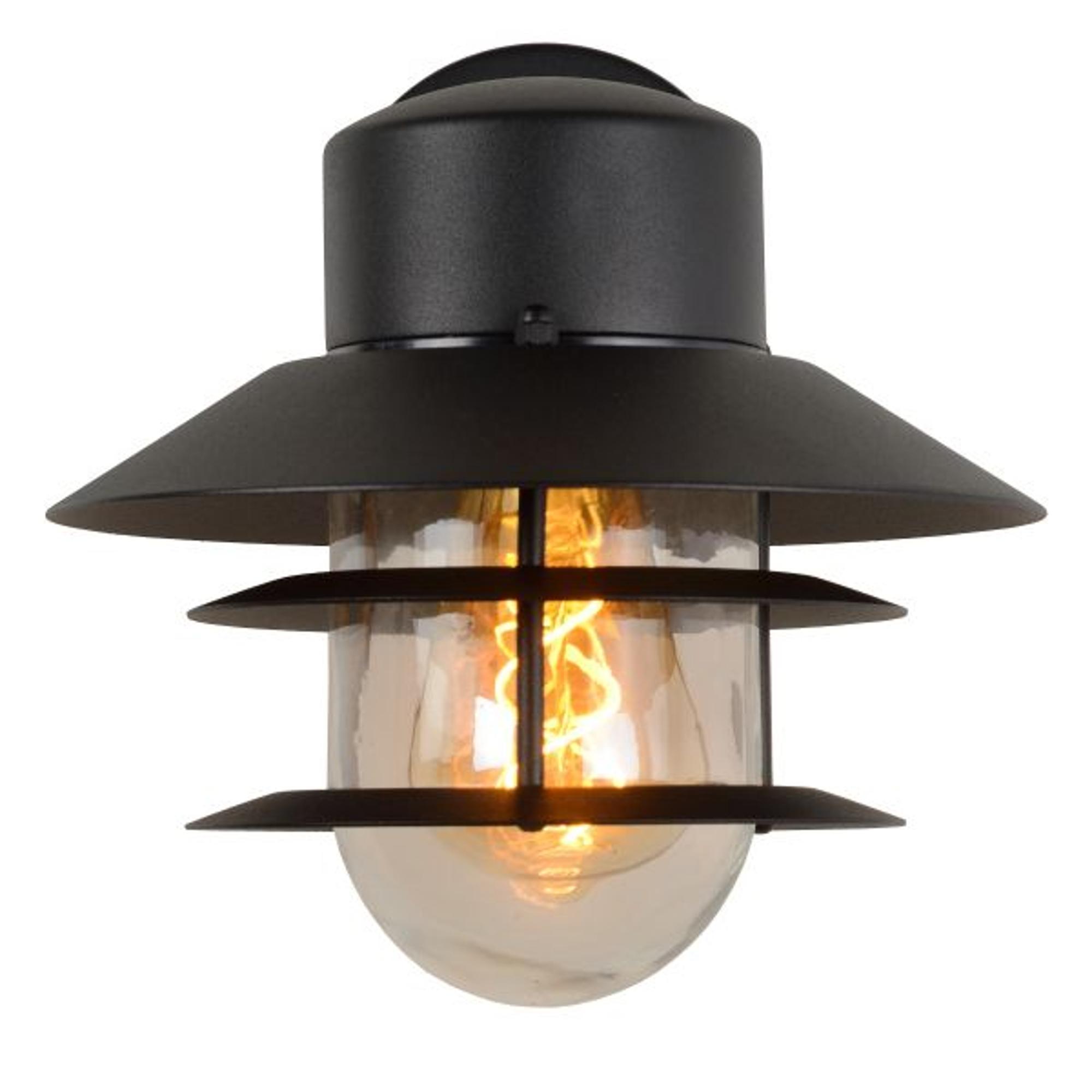 Lucide Zico Buitenwandlamp Zwart