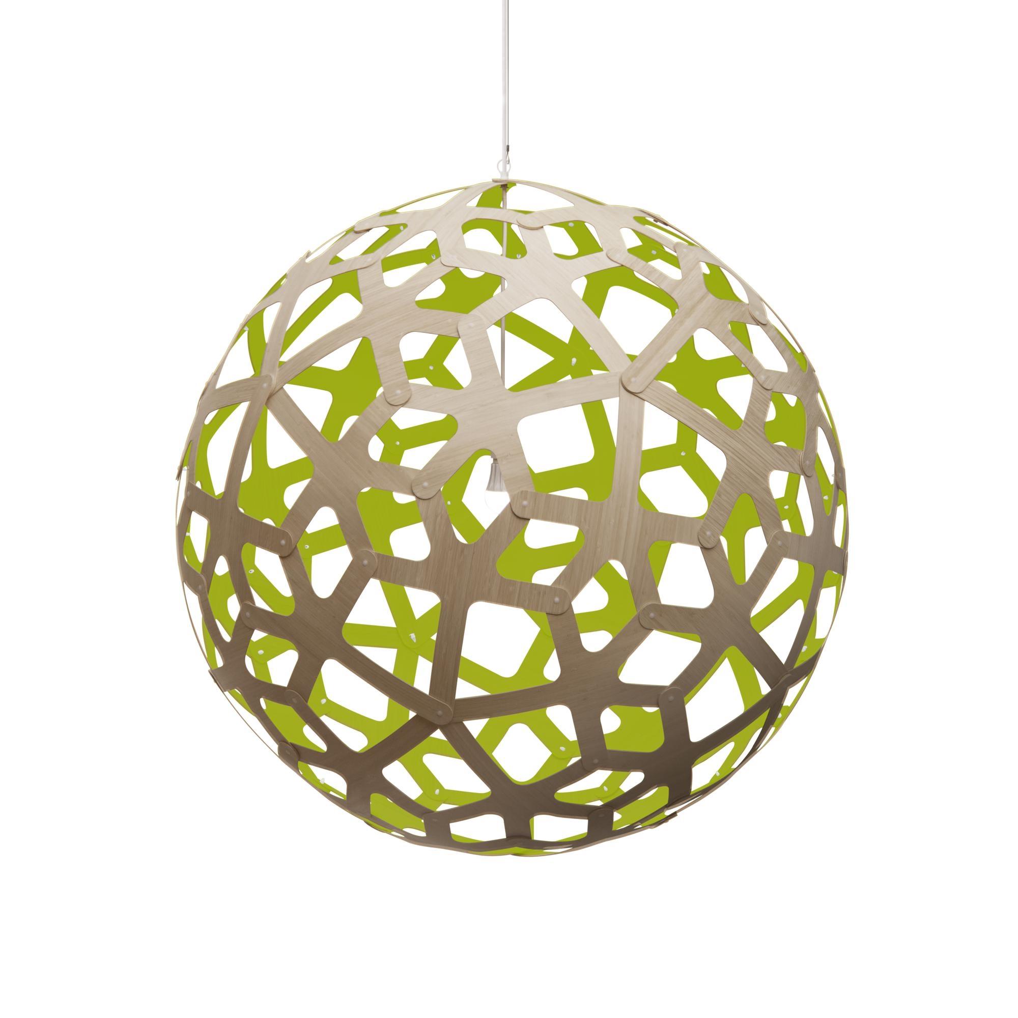 David Trubridge Coral Pendant Ø120 Lime