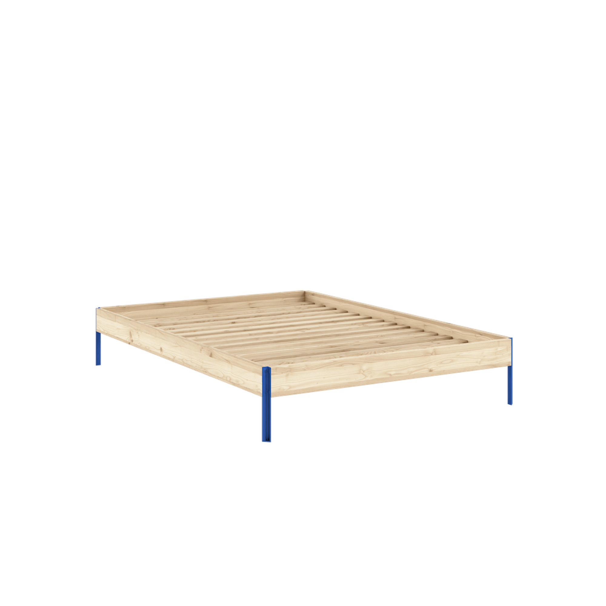Estructura de Cama Karup Design Core 140x200 Azul Crudo/vivo