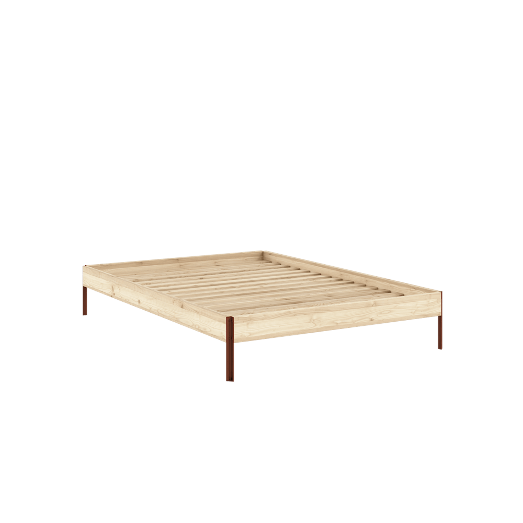 Estructura de Cama Karup Design Core 140x200 Raw/Terra Red