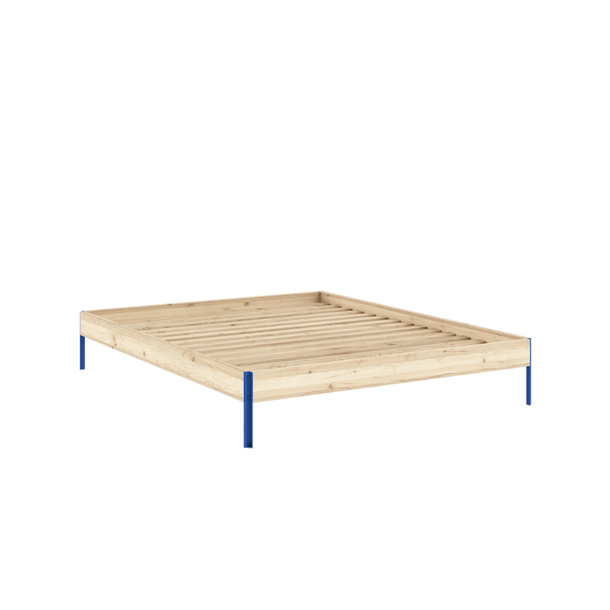 Estructura de Cama Karup Design Core 160x200 Azul Crudo/vivo