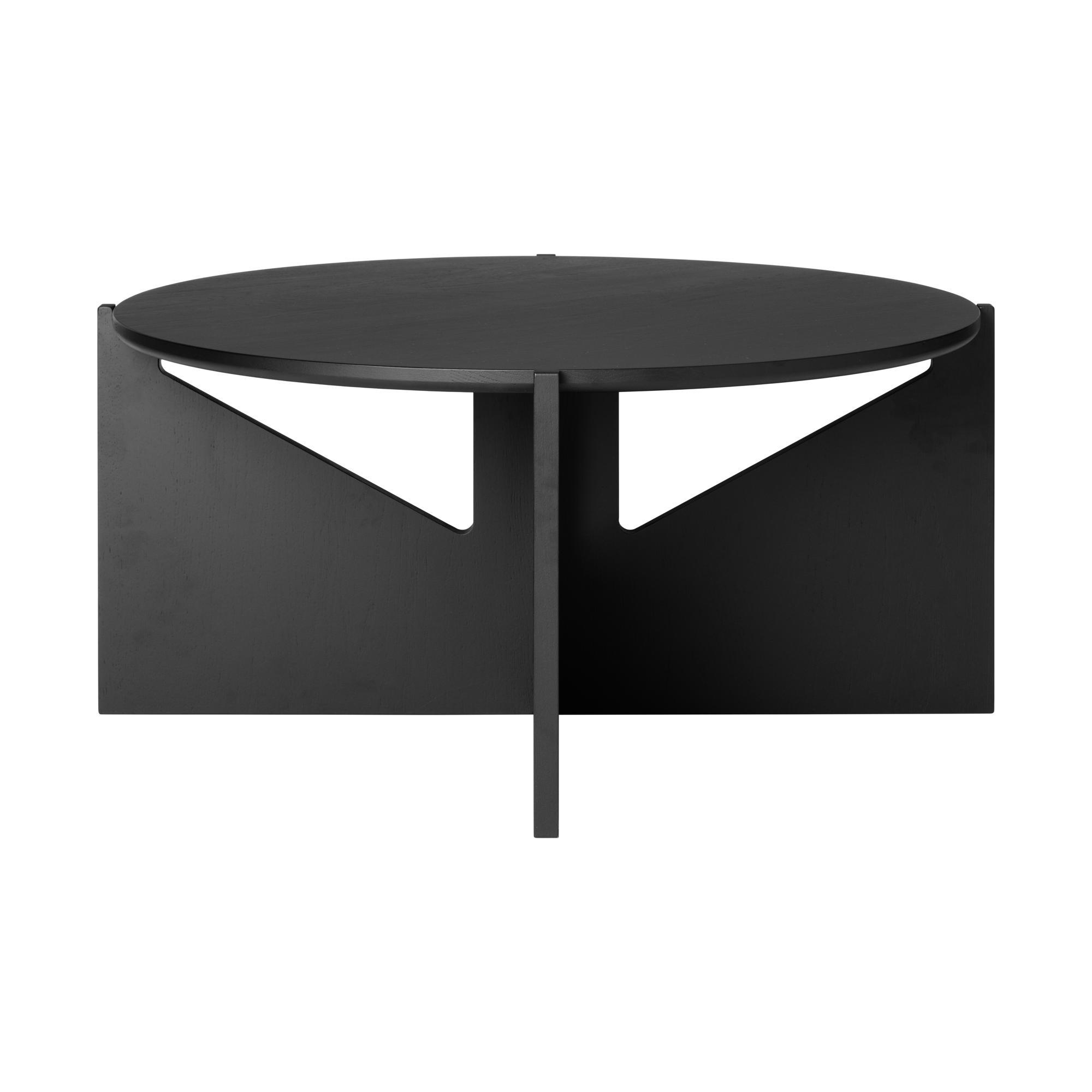 Kristina Dam Studio Simple Coffee Table XL Black Lacquered Oak