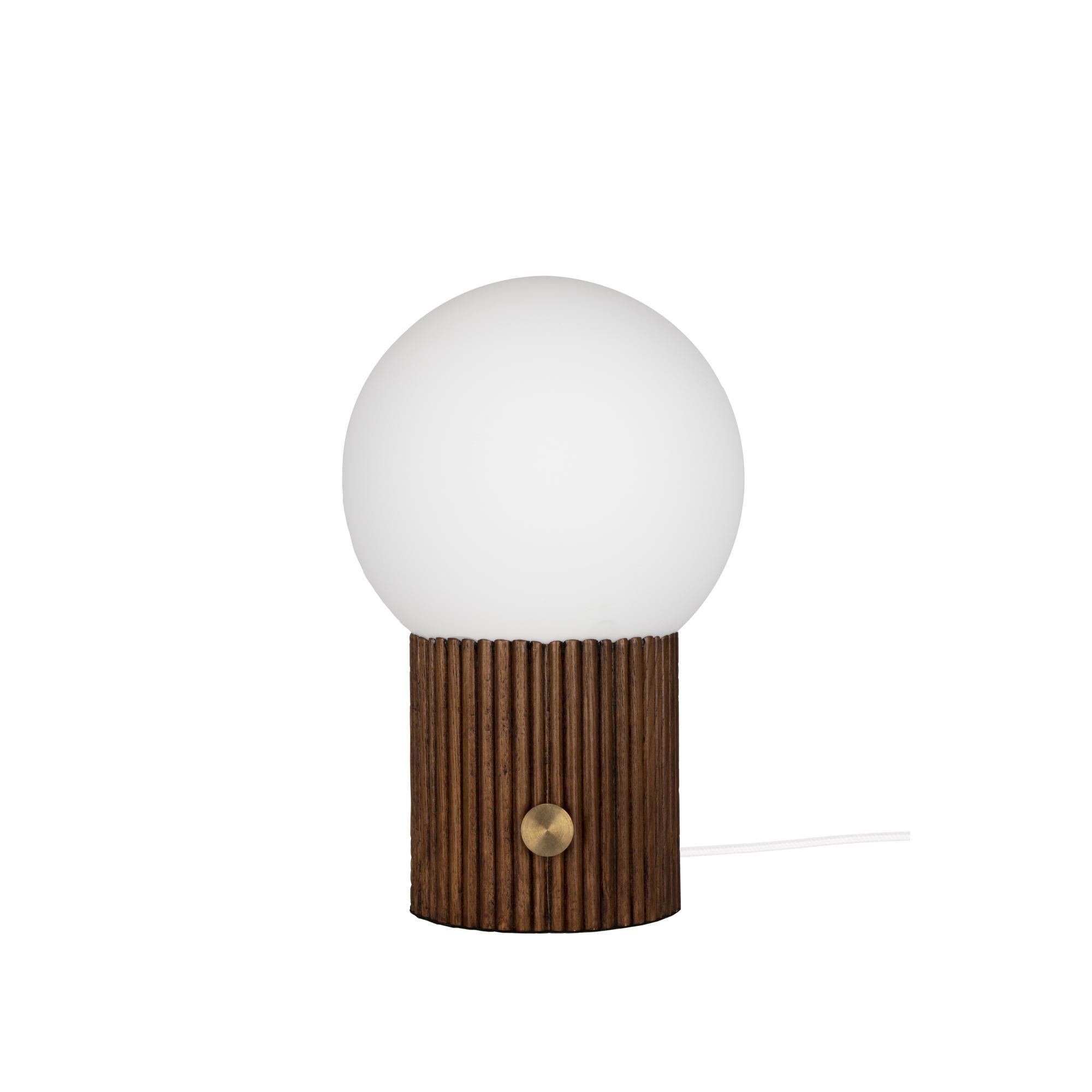 Globen Lighting Hubble 22 Table Lamp Walnut