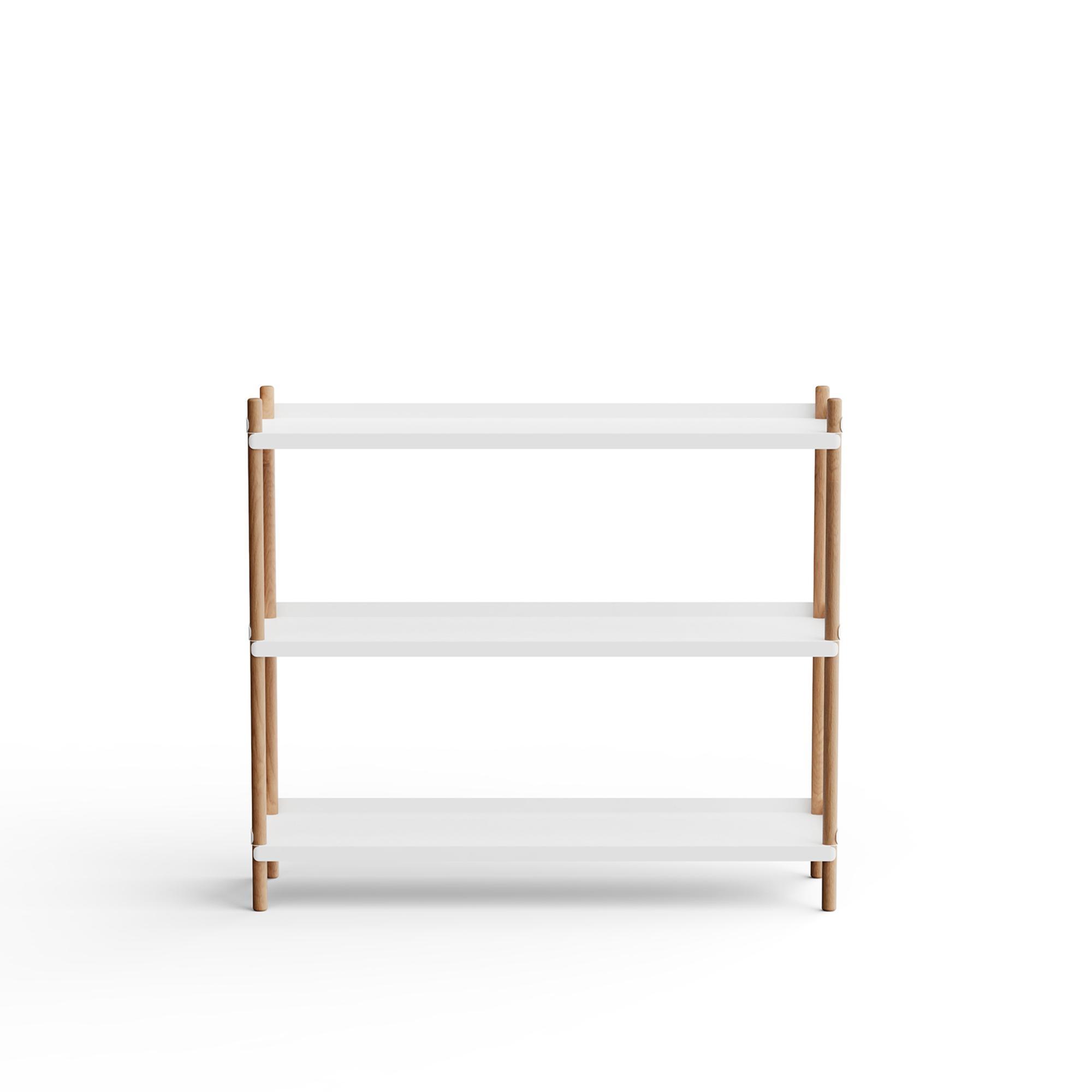 NINE BOLT Shelf 1000 3 Pcs. White