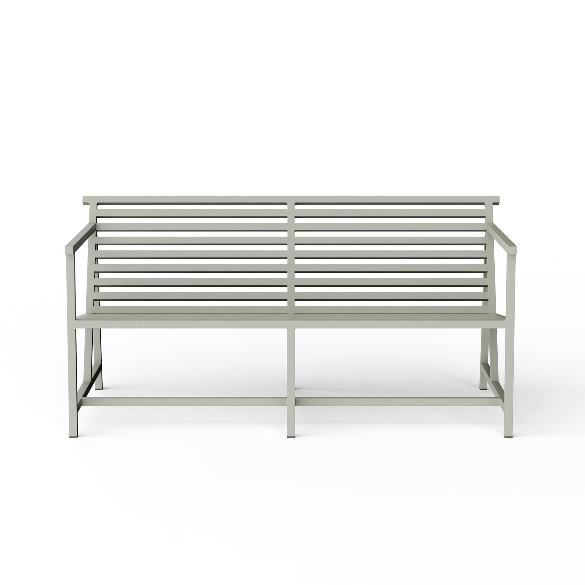 NINE 19 Outdoors Lounge Bench Harmaa