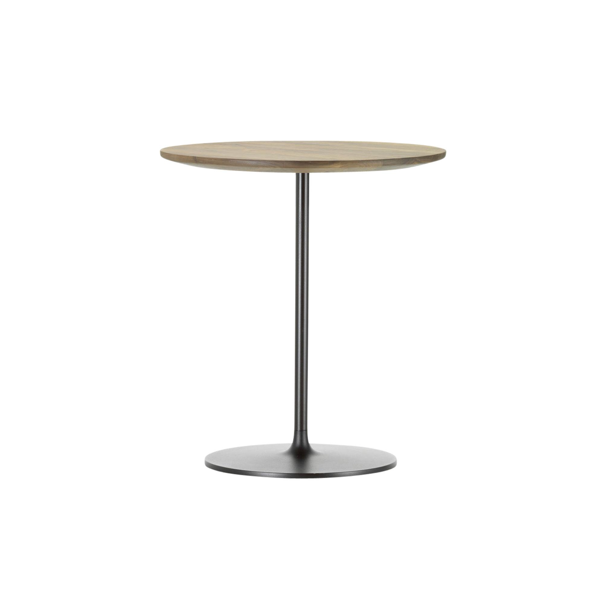 Vitra Occasional Low Table Ø55 Smoked Oak/Chocolate