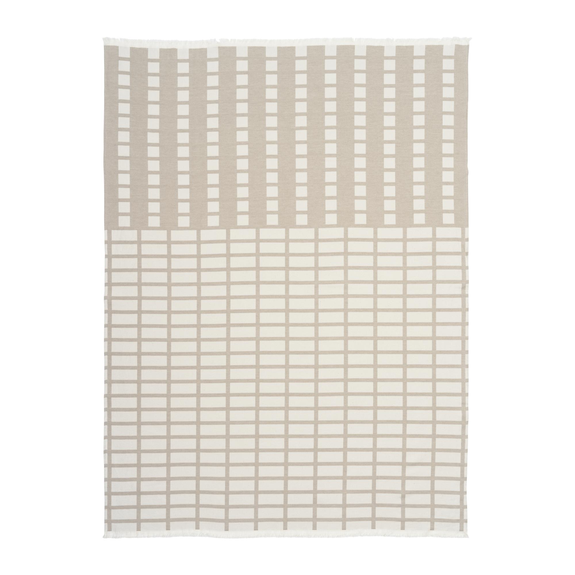 Kristina Dam Studio Contemporary Plaid Beige/Råhvid