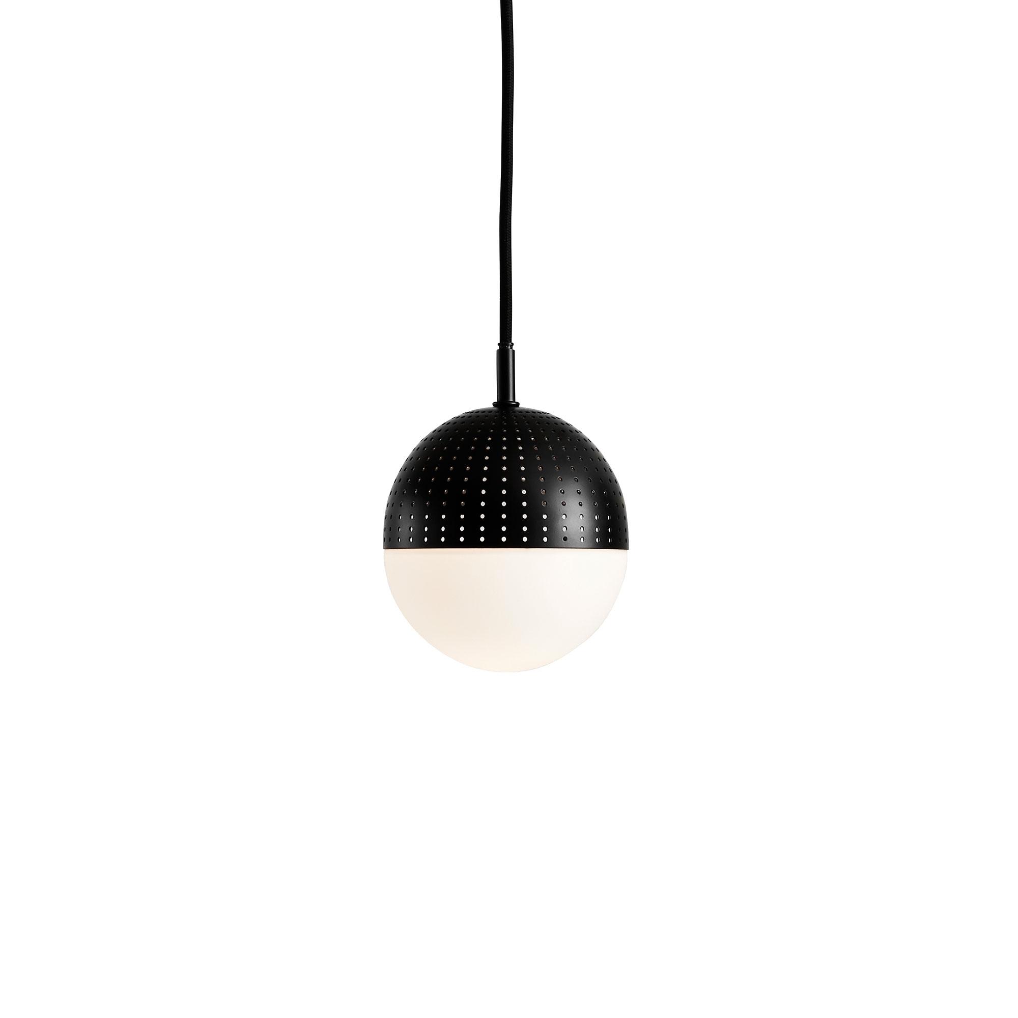 Woud Dot Hanglamp Klein Zwart/ Opaal