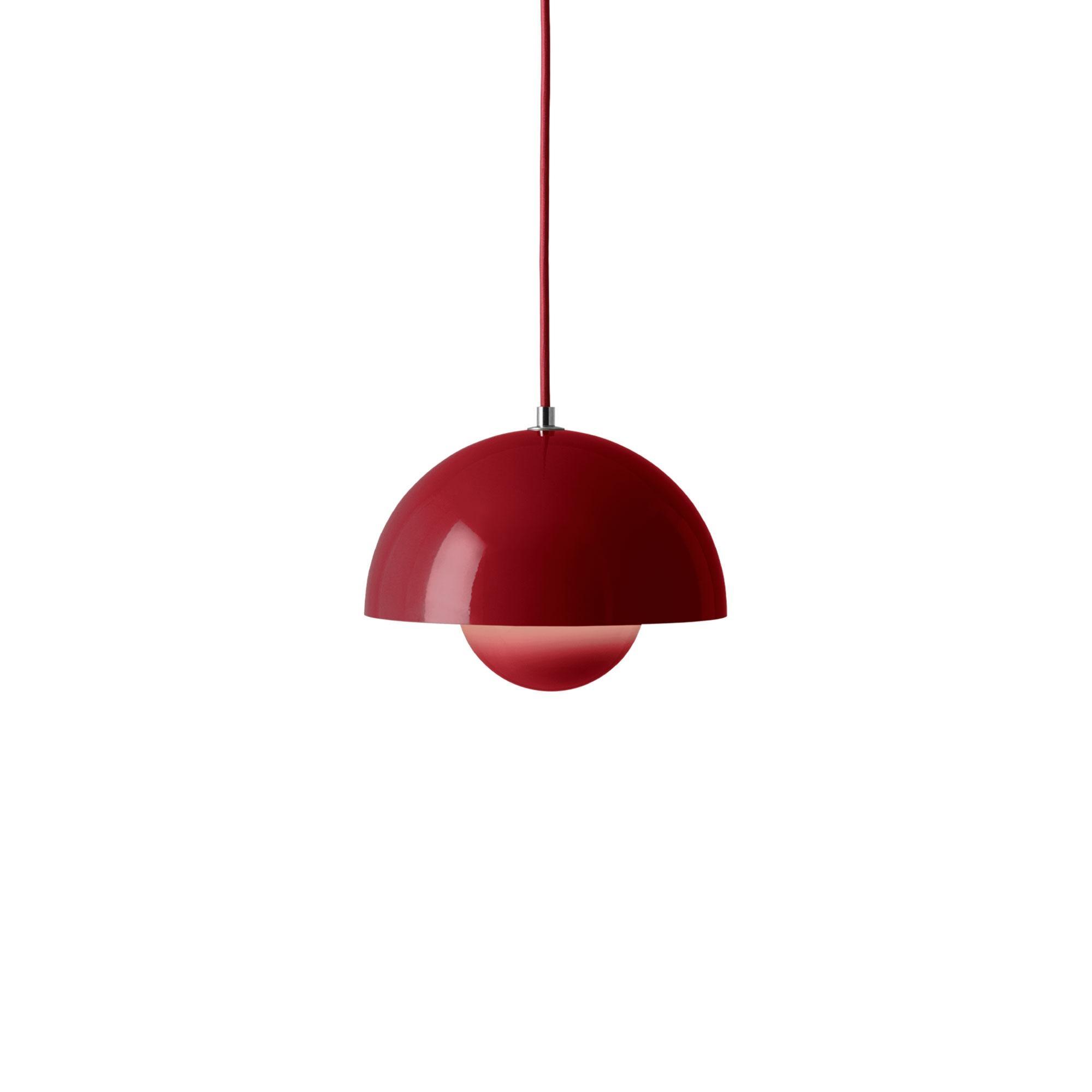 &Tradition Flowerpot VP1 Lampadario Rosso Vermiglio