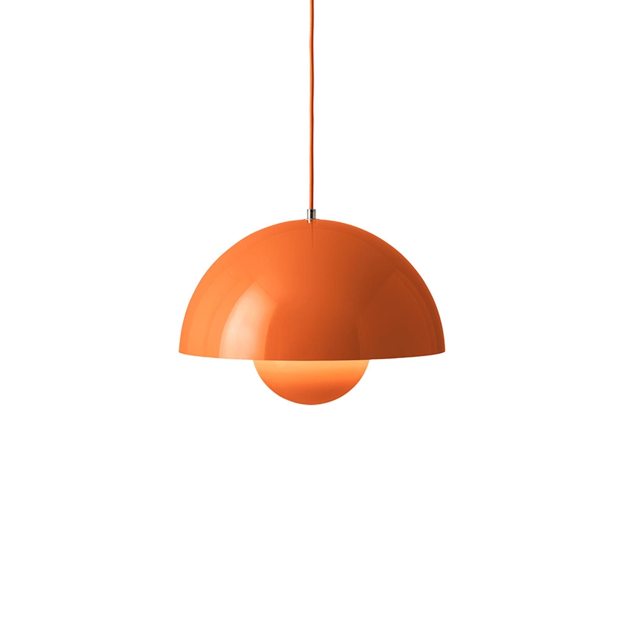 Flowerpot &Tradition VP7 Lampadario Arancione Piccante