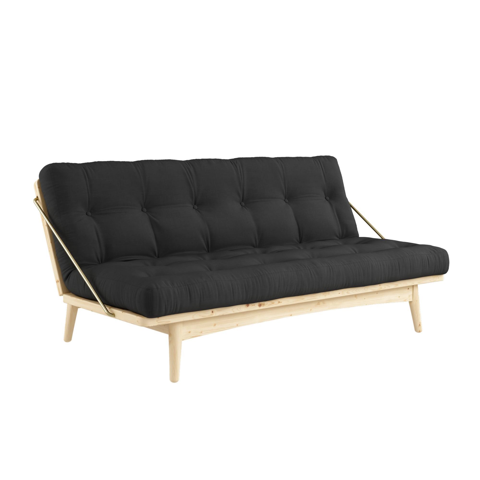 Karup Folk Sofa, Klar Lackierte Kiefer/734 Dunkelgrau