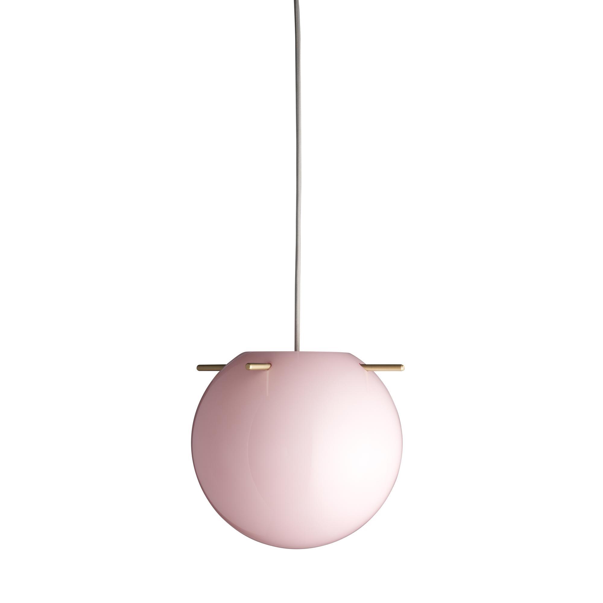 Frandsen Koi Suspension Ø32 Opale Rose/Laiton Laiton