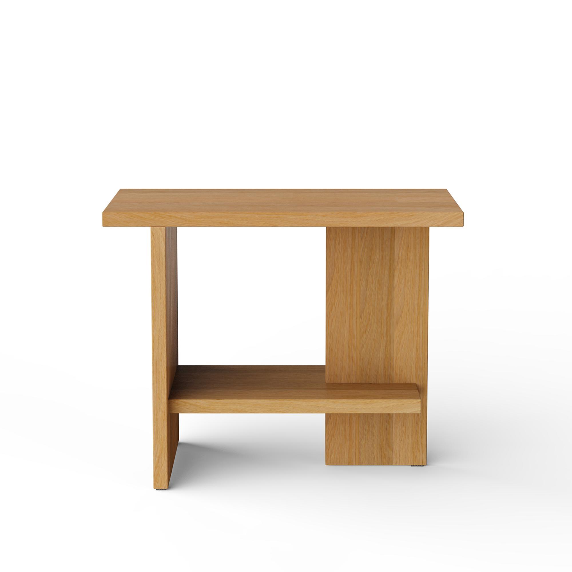 NINE Tee Side Table Rectangular Oak