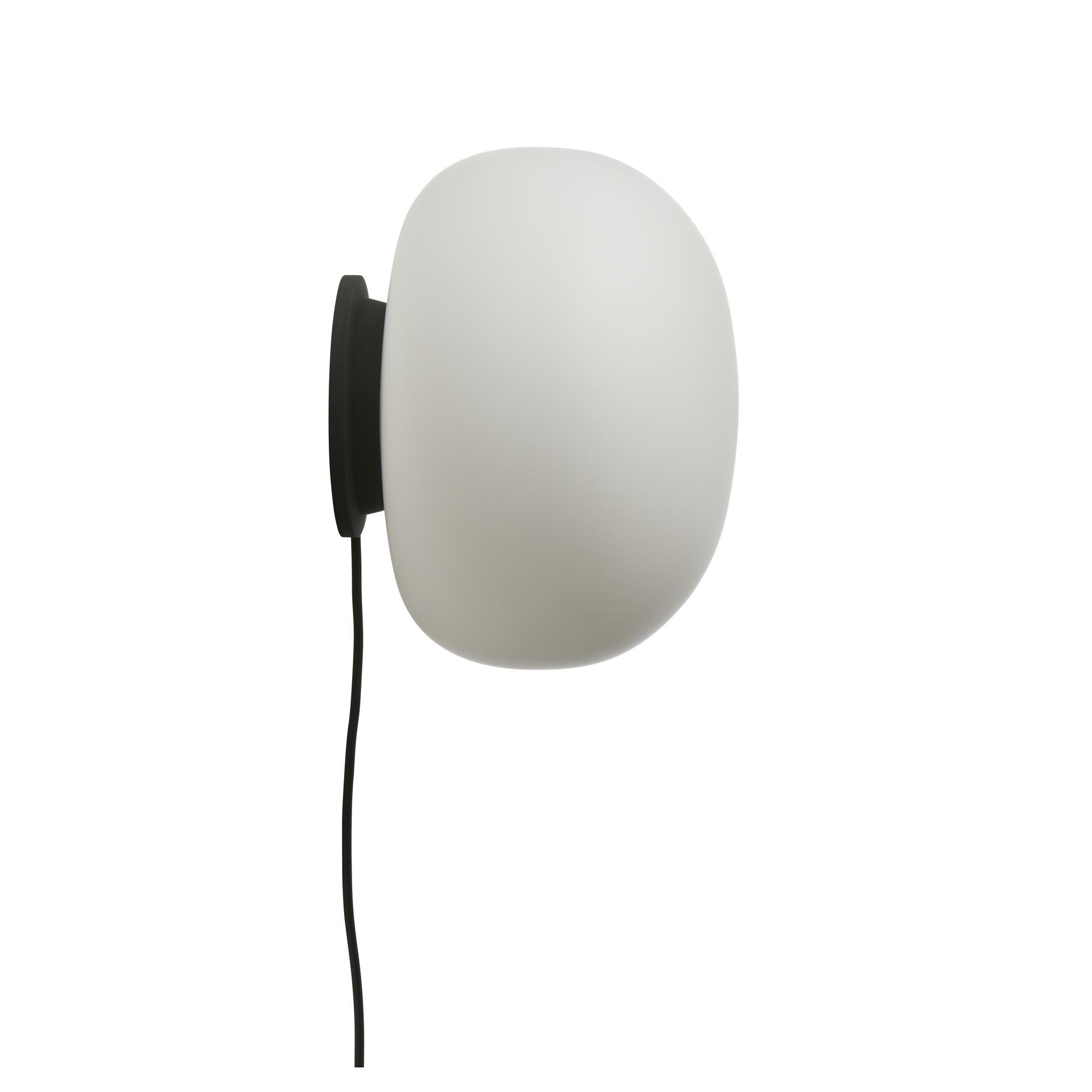 Frandsen Supernate Table/ Wall Lamp Ø28 Opal White/ Black