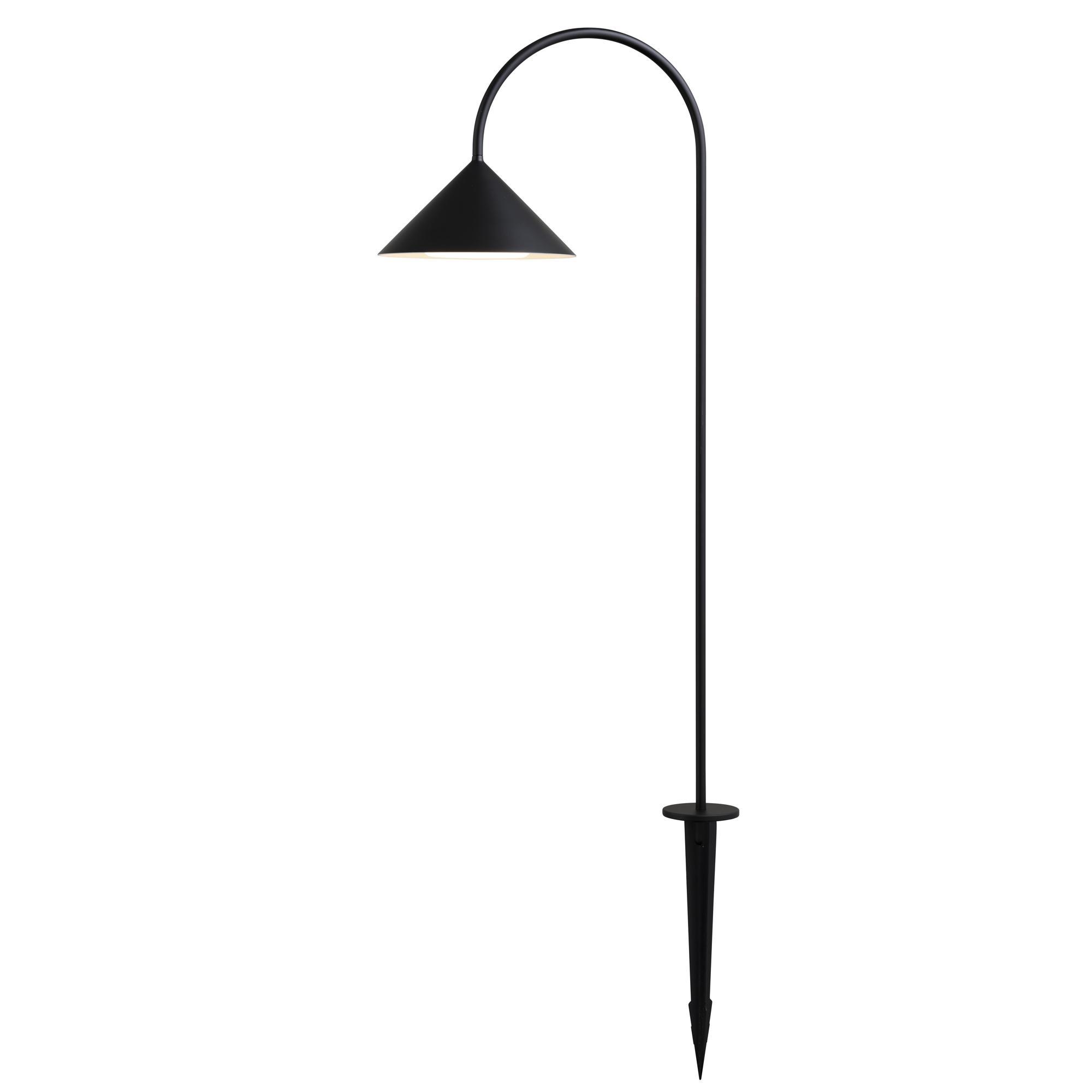 Frandsen Grasp Garden Lamp With Spear Matt Black